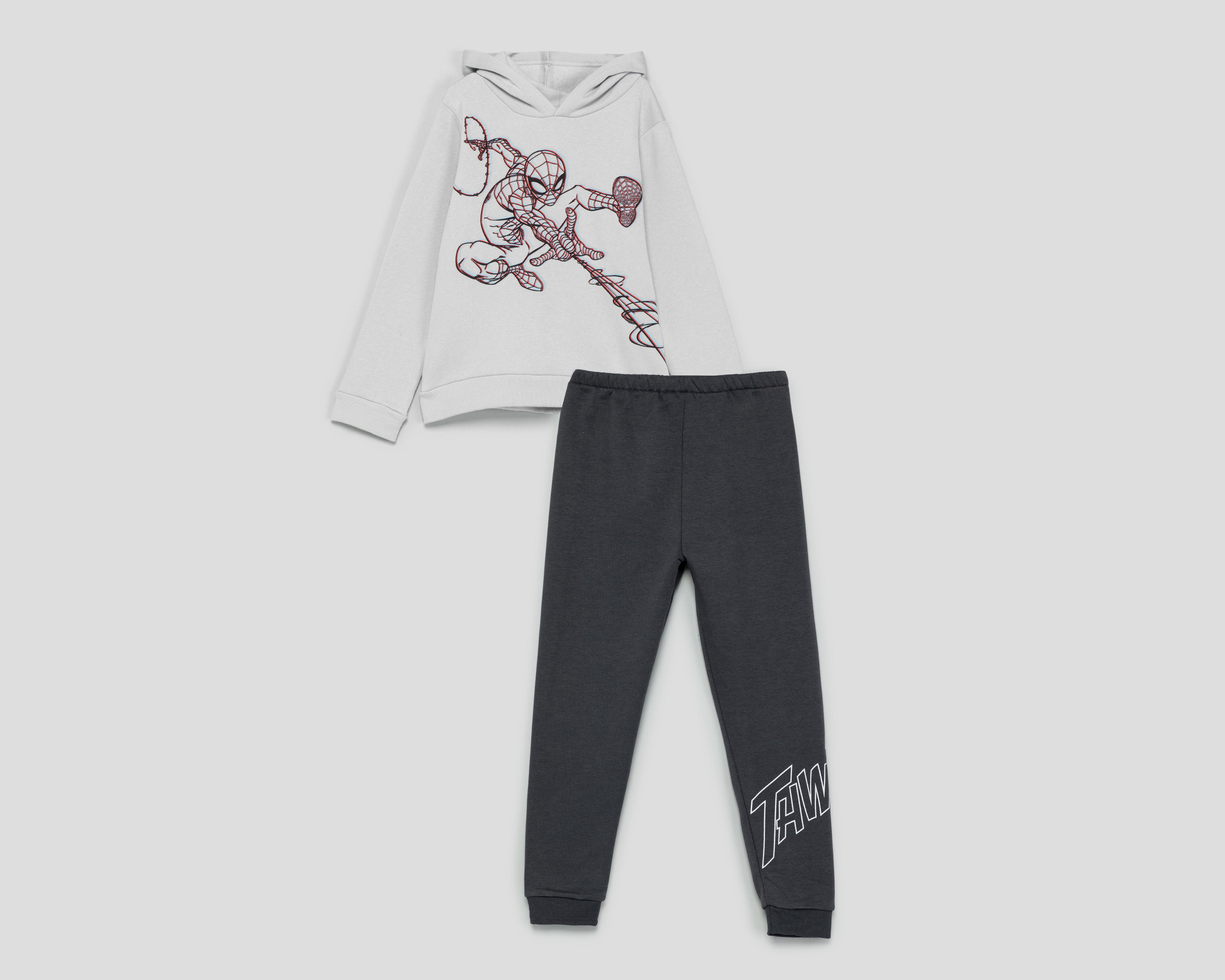 Foto 2 pulgar | Conjunto de Pants y Chamarra Marvel de Spider-Man para Niño