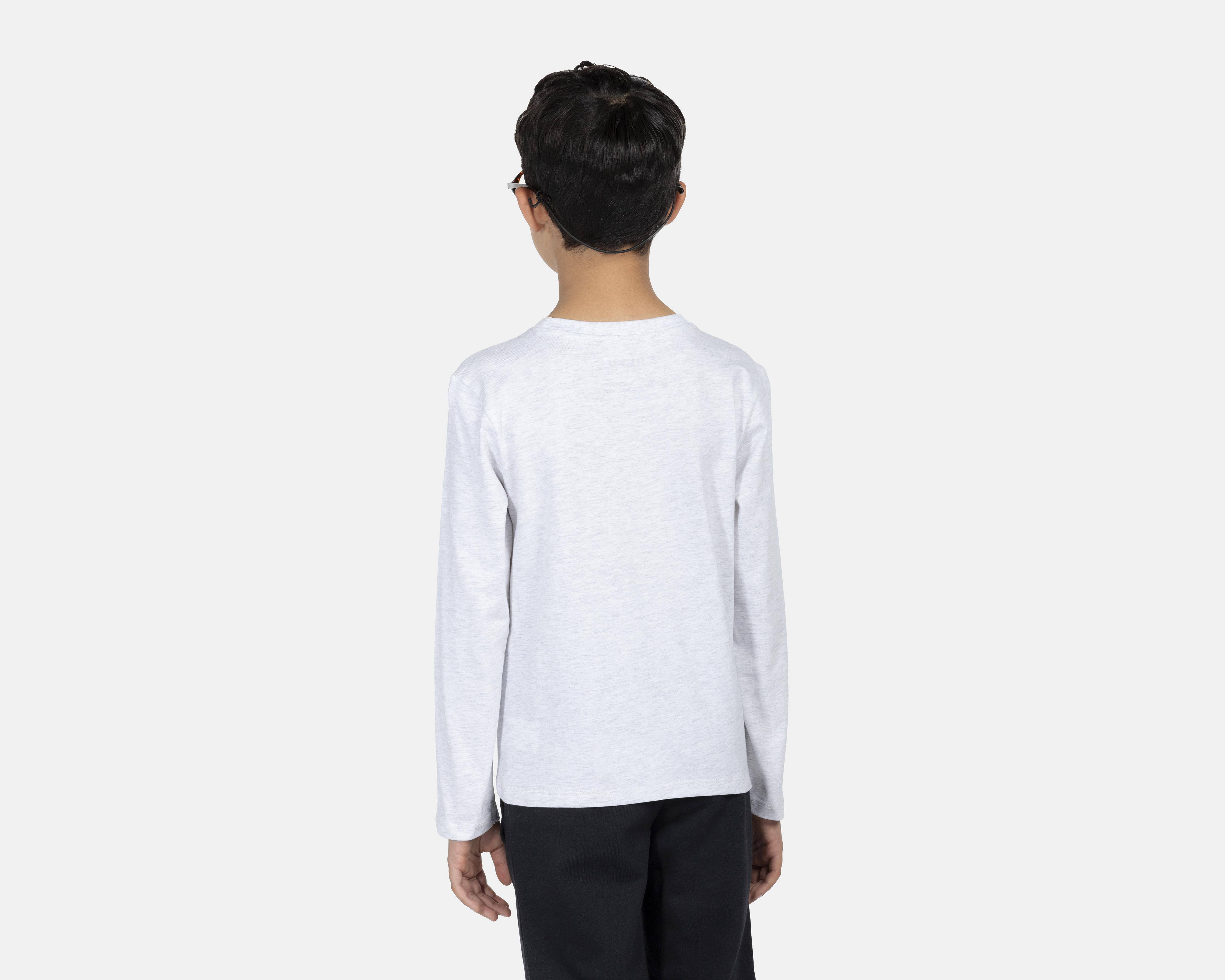 Foto 3 pulgar | Playera Refill Manga Larga Estampada para Niño