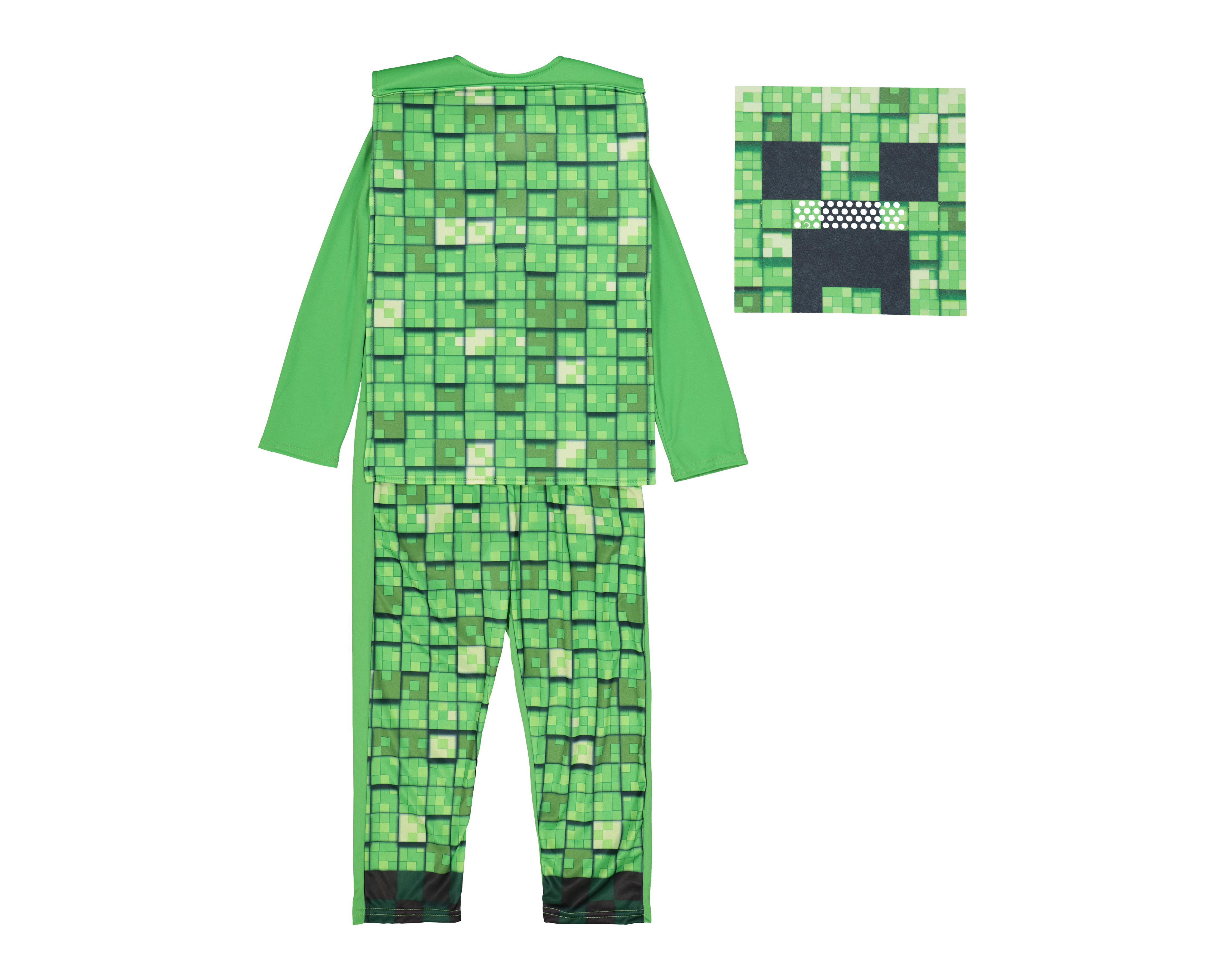 Disfraz Creeper Minecraft para Niño