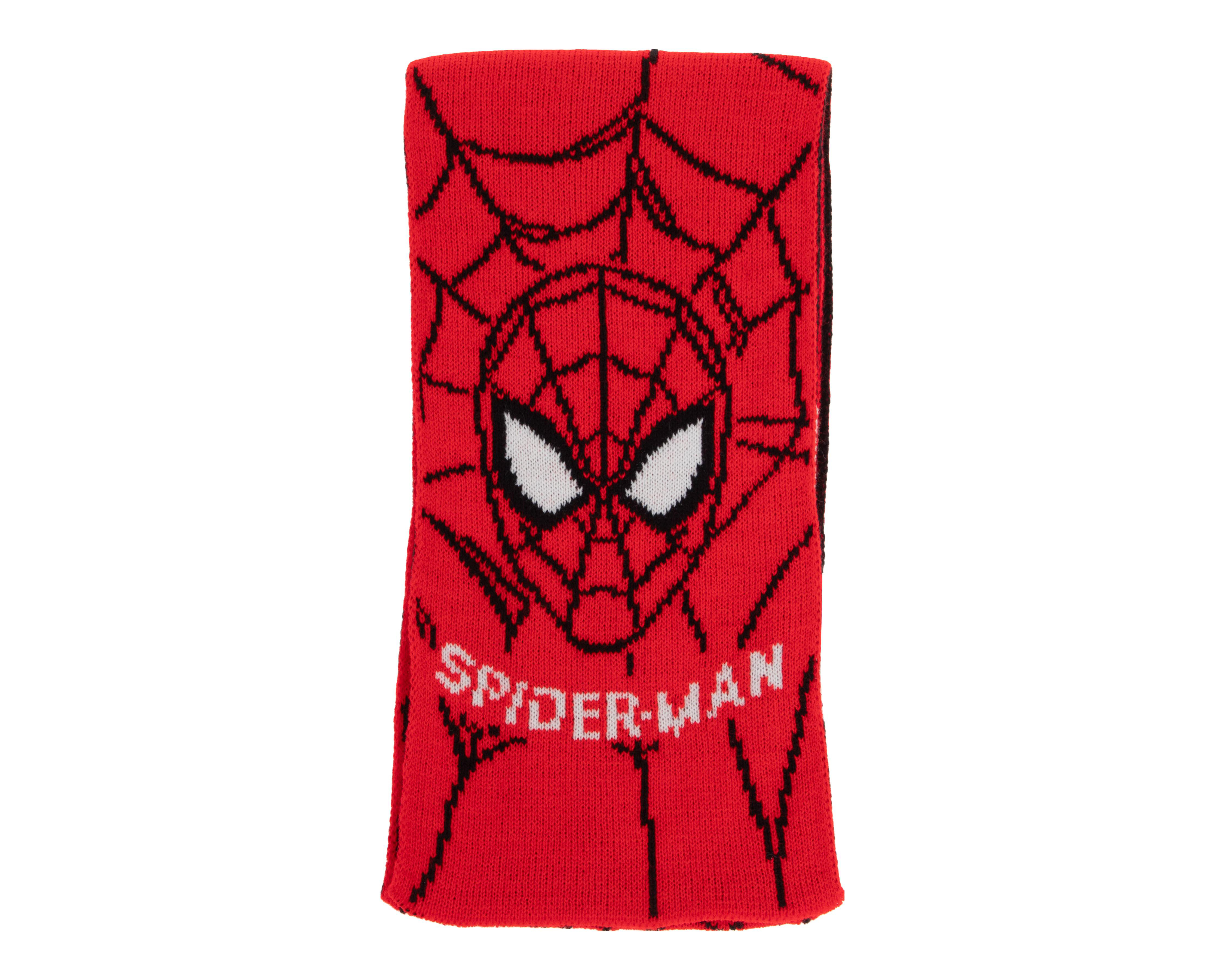 Foto 5 pulgar | Gorro para Niño con Guantes y Bufanda Marvel Spider-Man