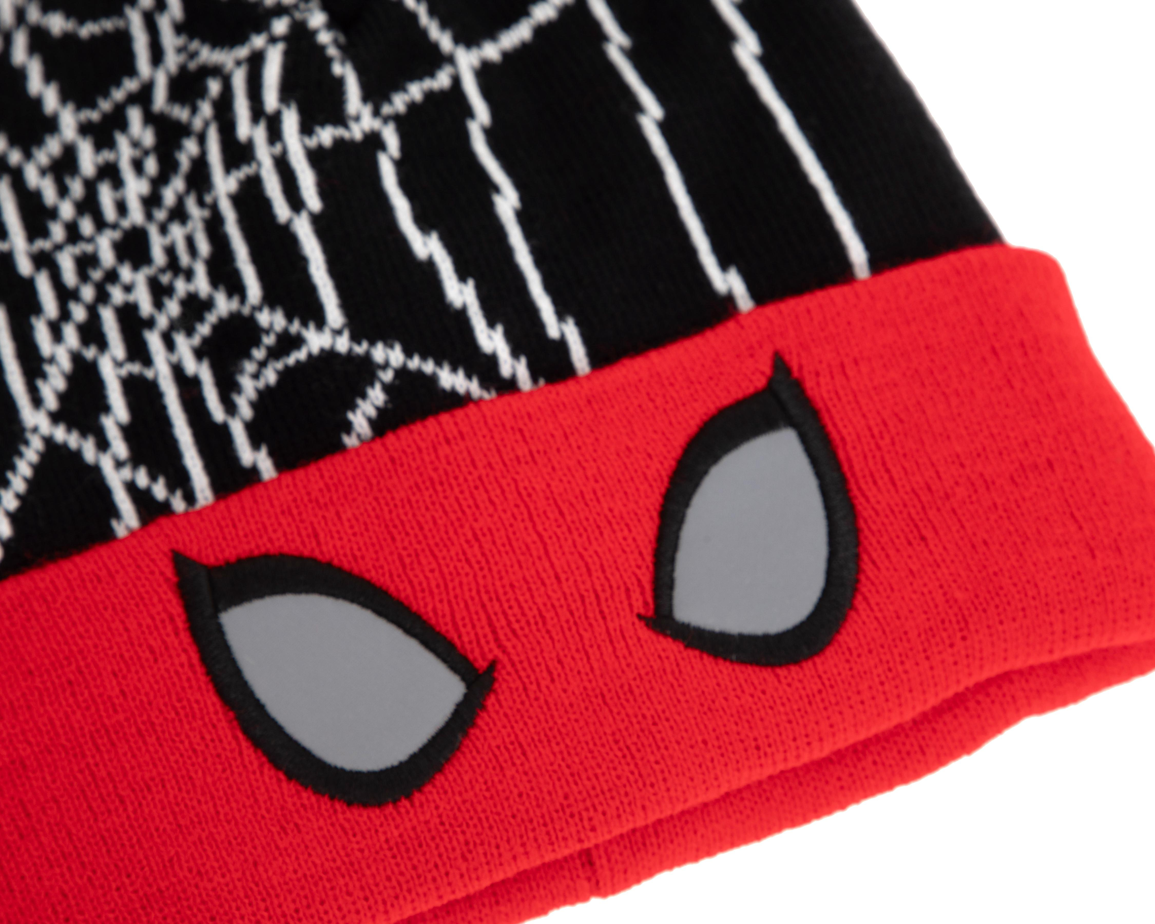 Foto 6 pulgar | Gorro para Niño con Guantes y Bufanda Marvel Spider-Man