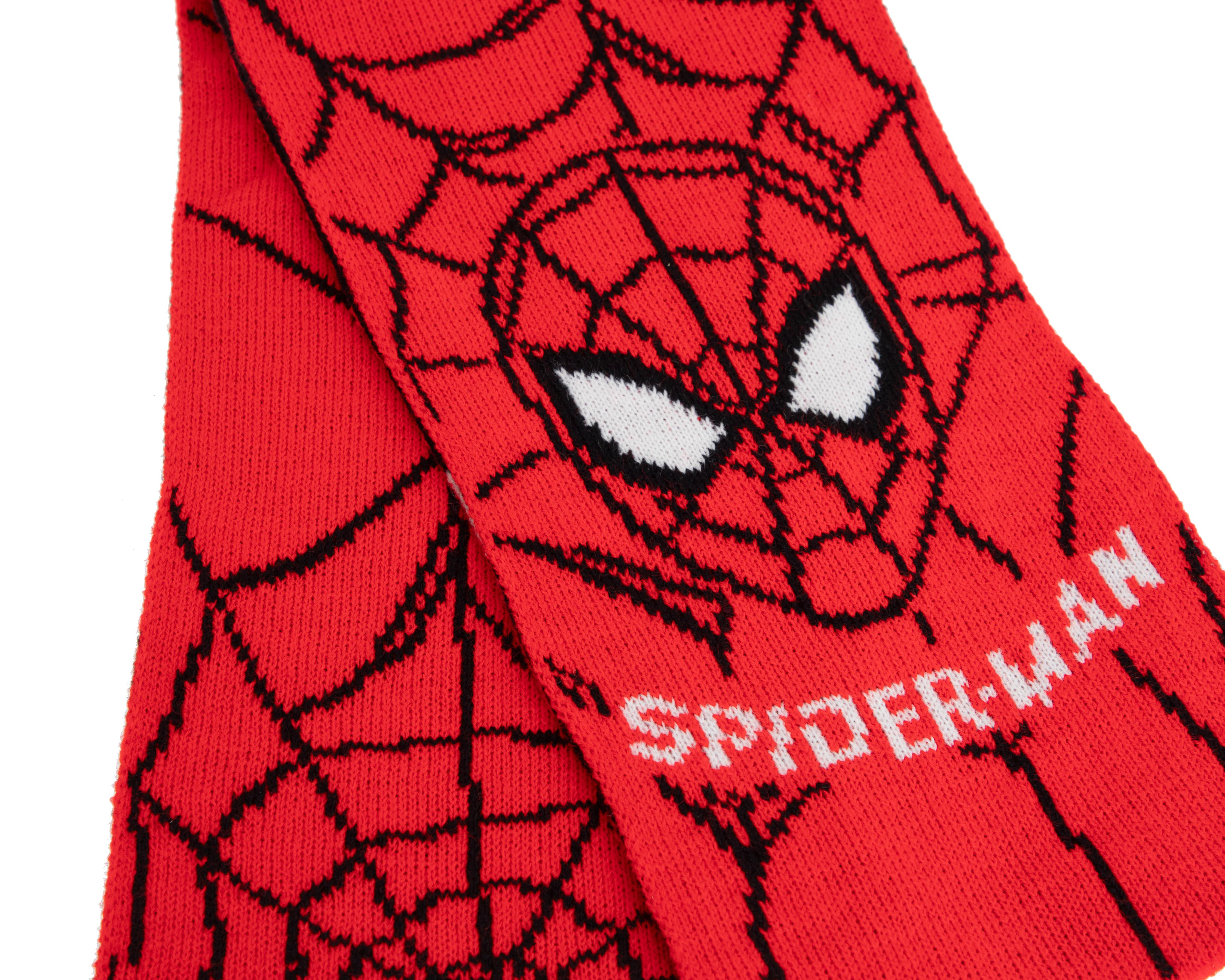 Foto 8 pulgar | Gorro para Niño con Guantes y Bufanda Marvel Spider-Man