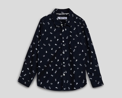 Foto 1 | Camisa Refill Manga Larga Estampada para Niño