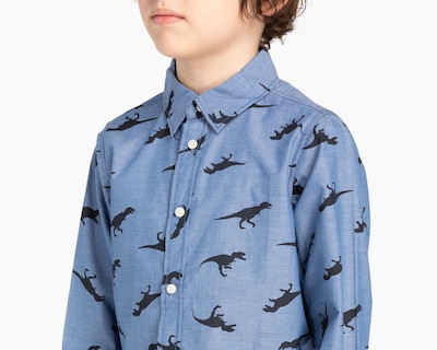 Foto 4 | Camisa Refill Manga Larga con Print de Dinosaurio para Niño