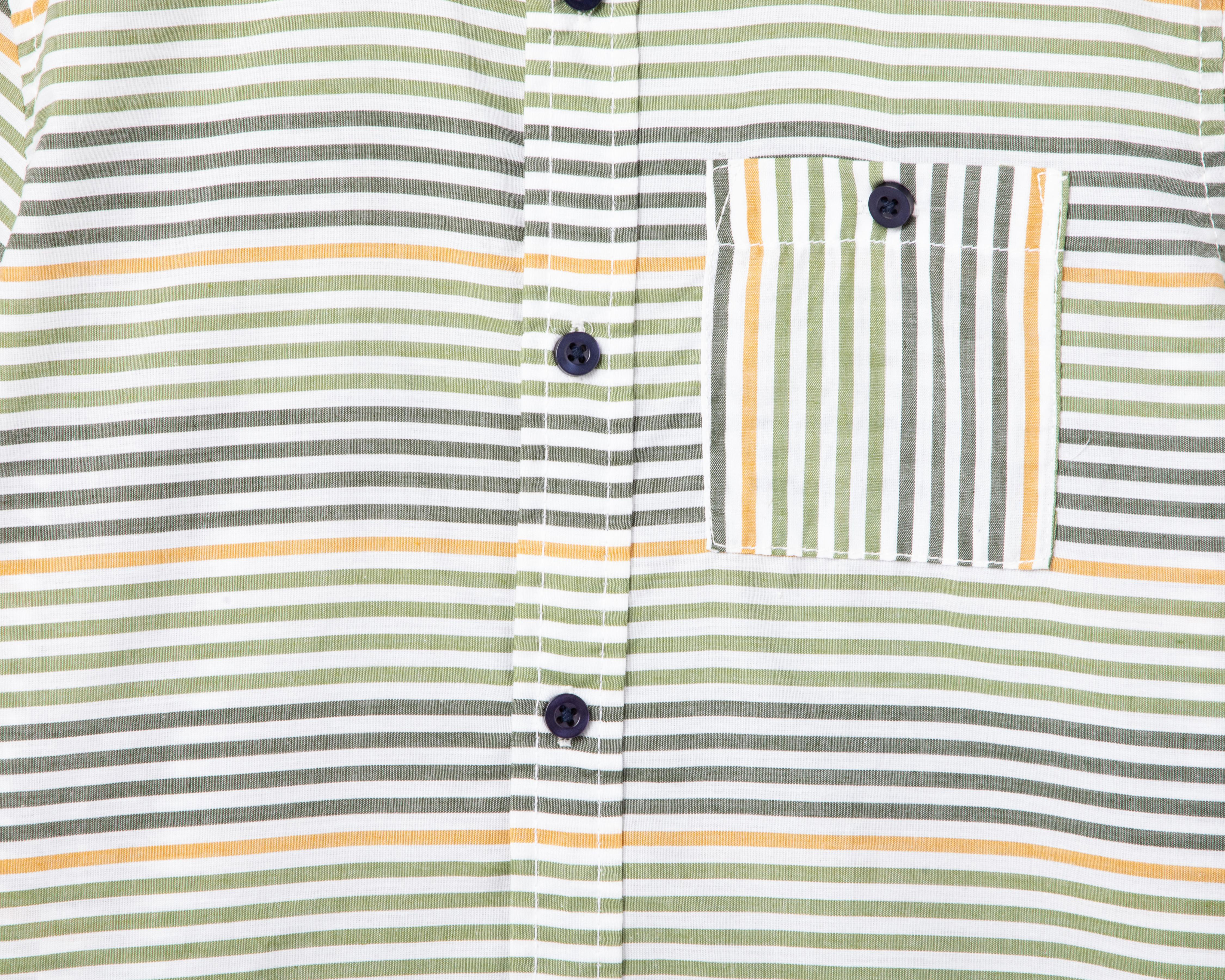 Foto 5 pulgar | Camisa Refill Manga Corta a Rayas para Niño