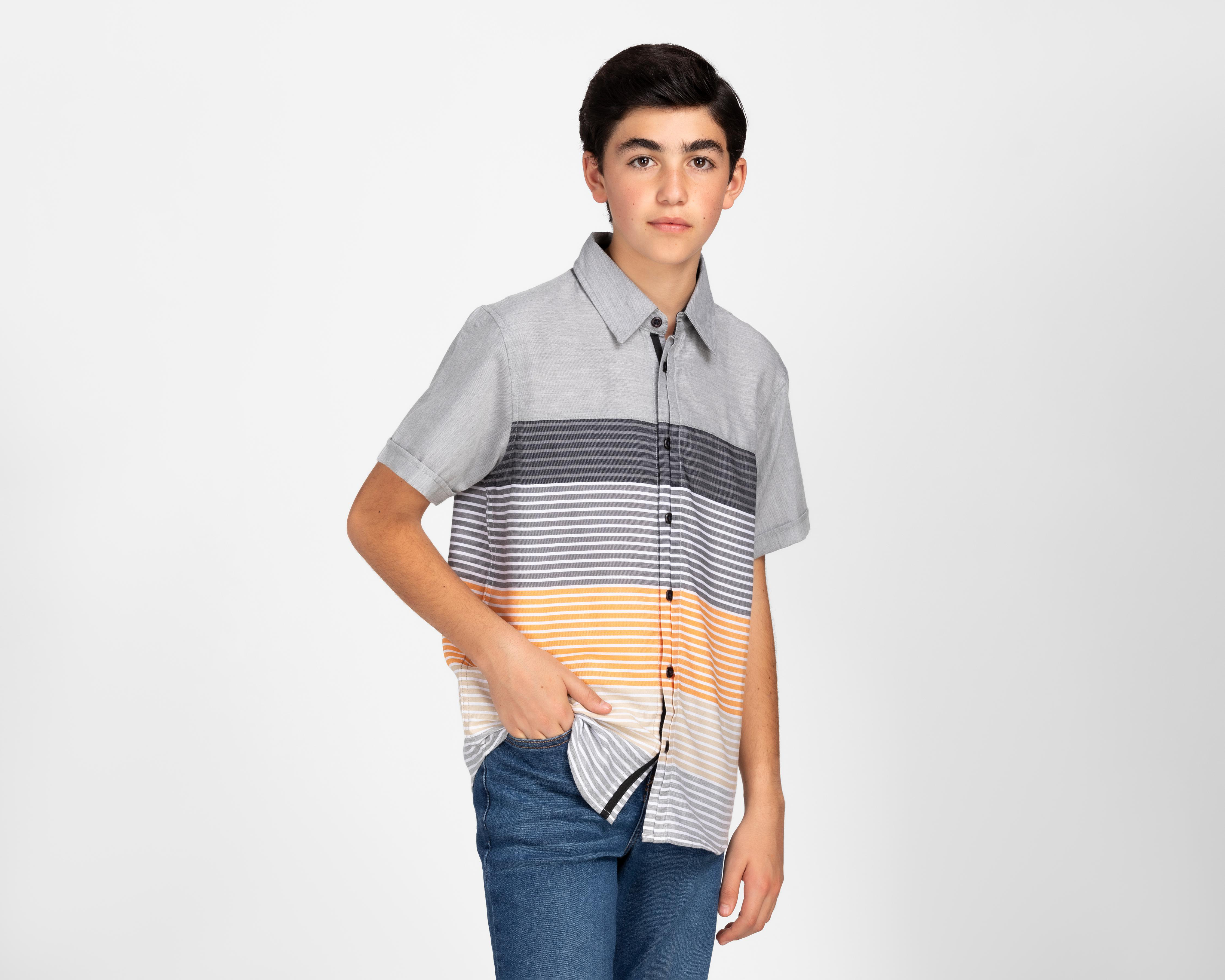 Camisa Refill Manga Corta Juvenil