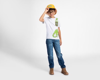 Foto 3 | Playera Refill Manga Corta Estampada para Niño