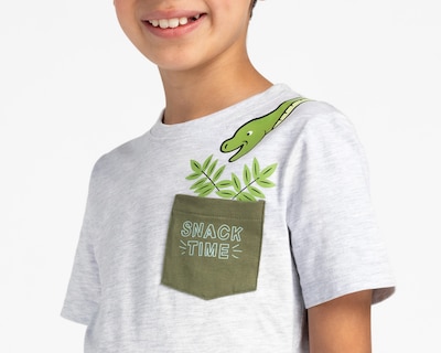 Foto 4 | Playera Refill Manga Corta Estampada para Niño