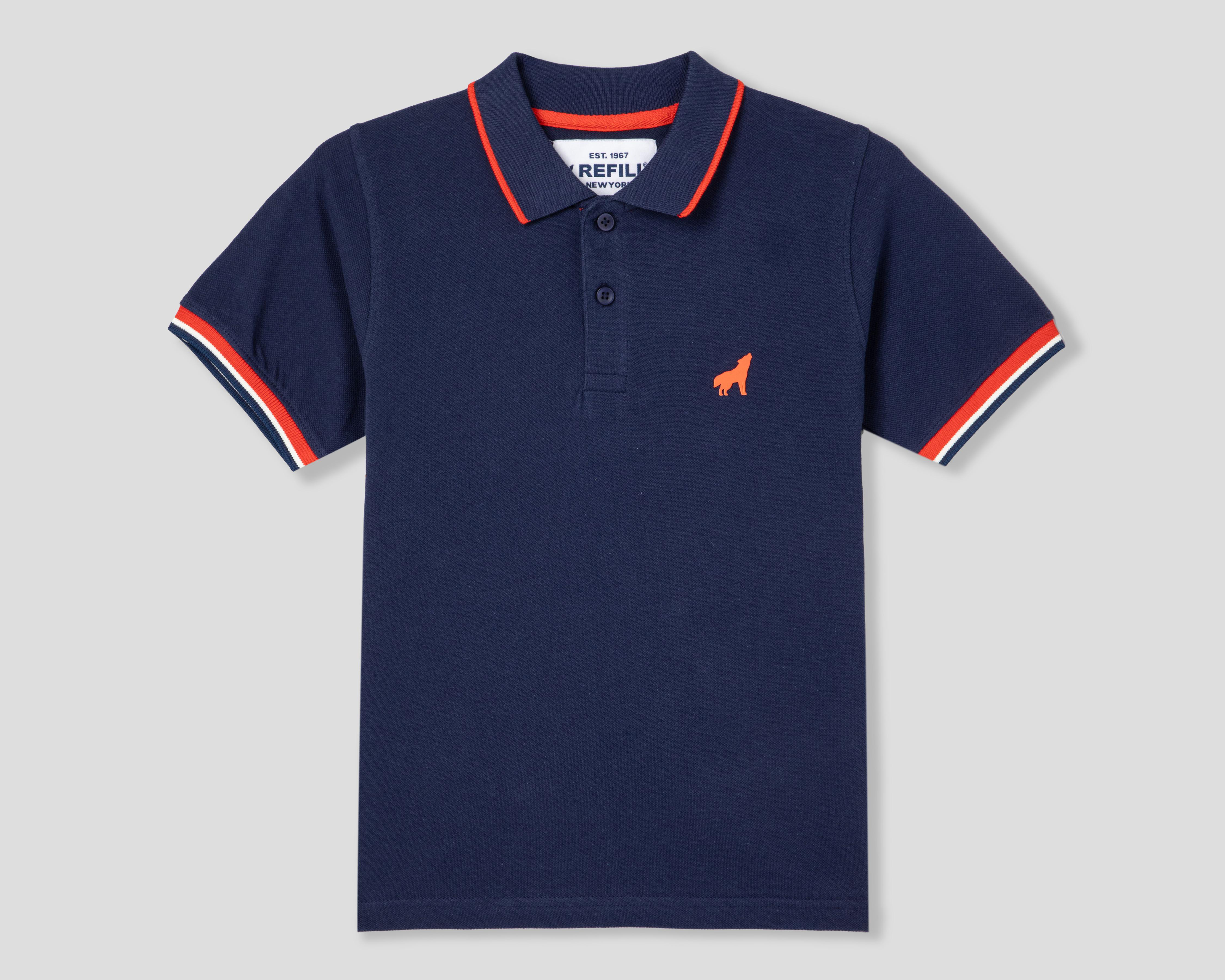 Foto 2 pulgar | Playera Refill Tipo Polo para Niño