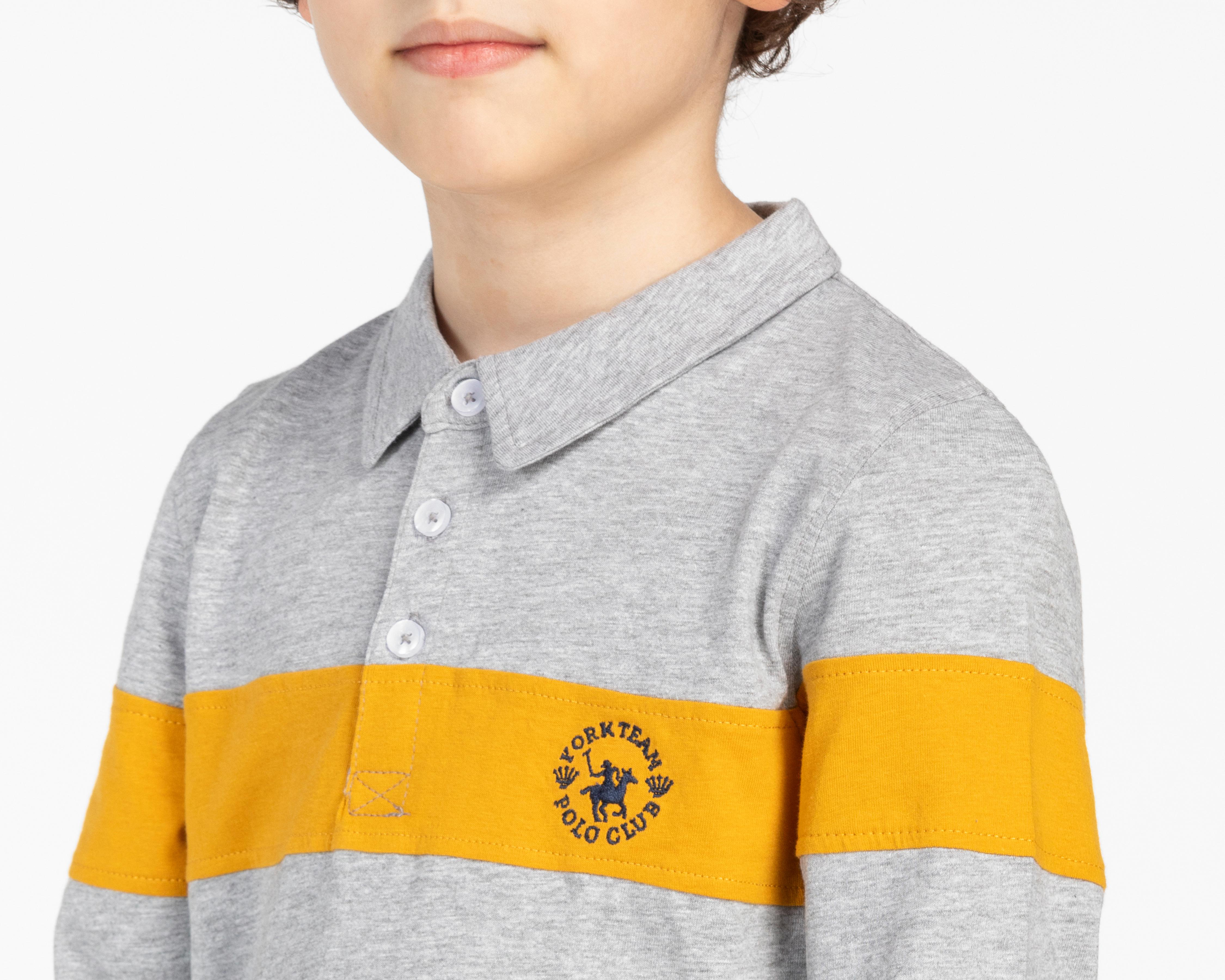 Foto 5 pulgar | Playera York Team Polo Club Manga Larga