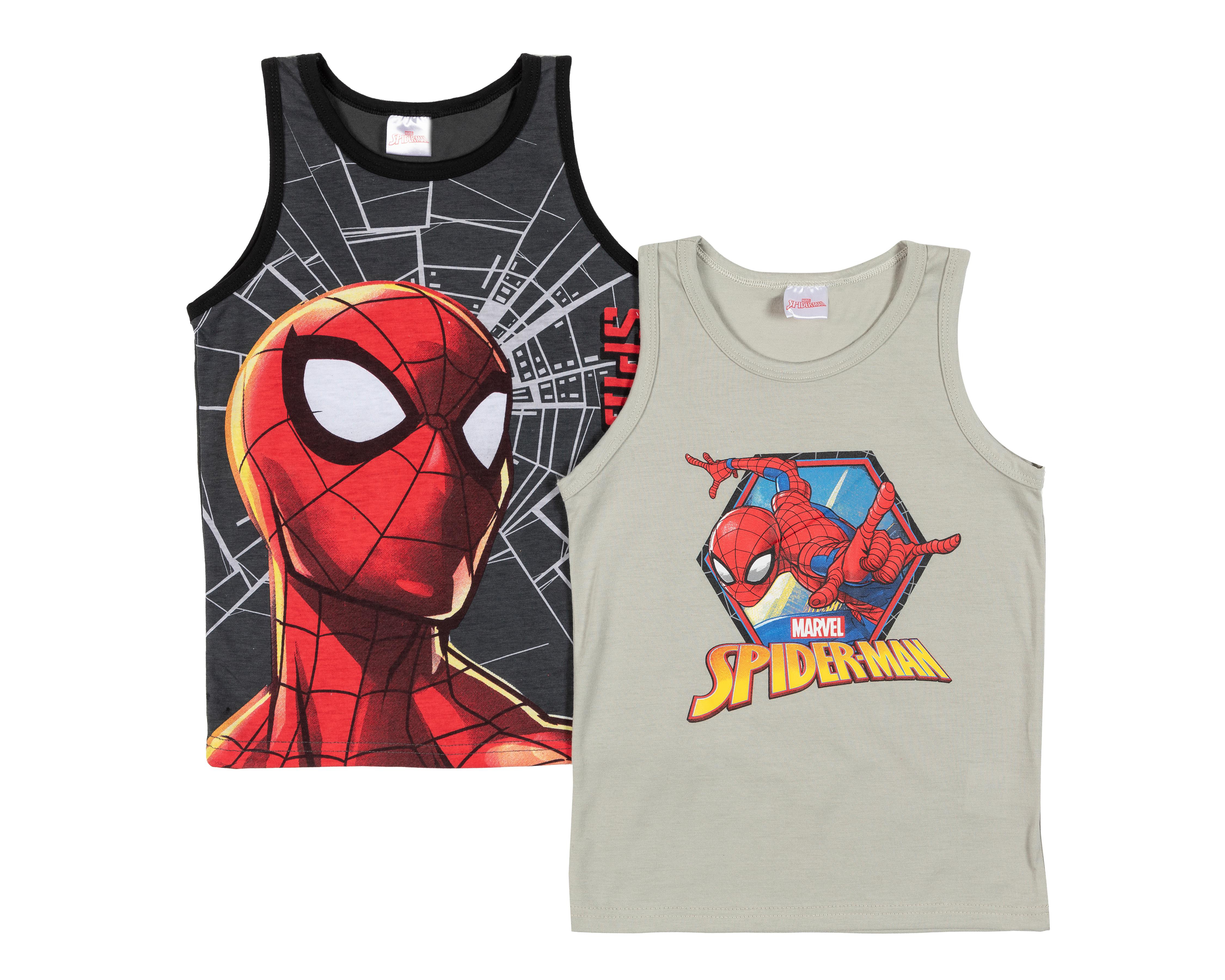 Foto 1 | Playera Marvel Spider-Man para Niño 2 Piezas