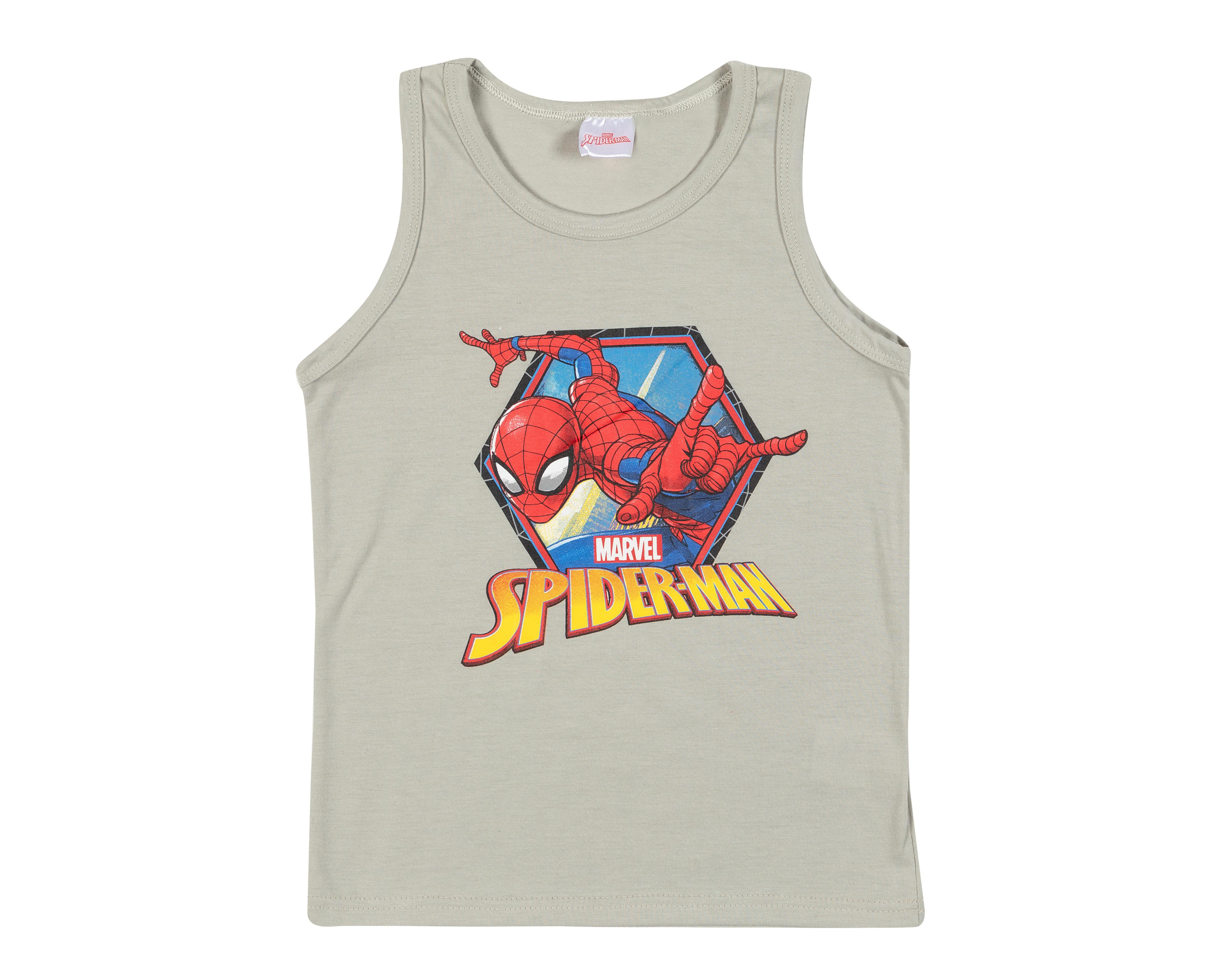 Foto 5 pulgar | Playera Marvel Spider-Man para Niño 2 Piezas