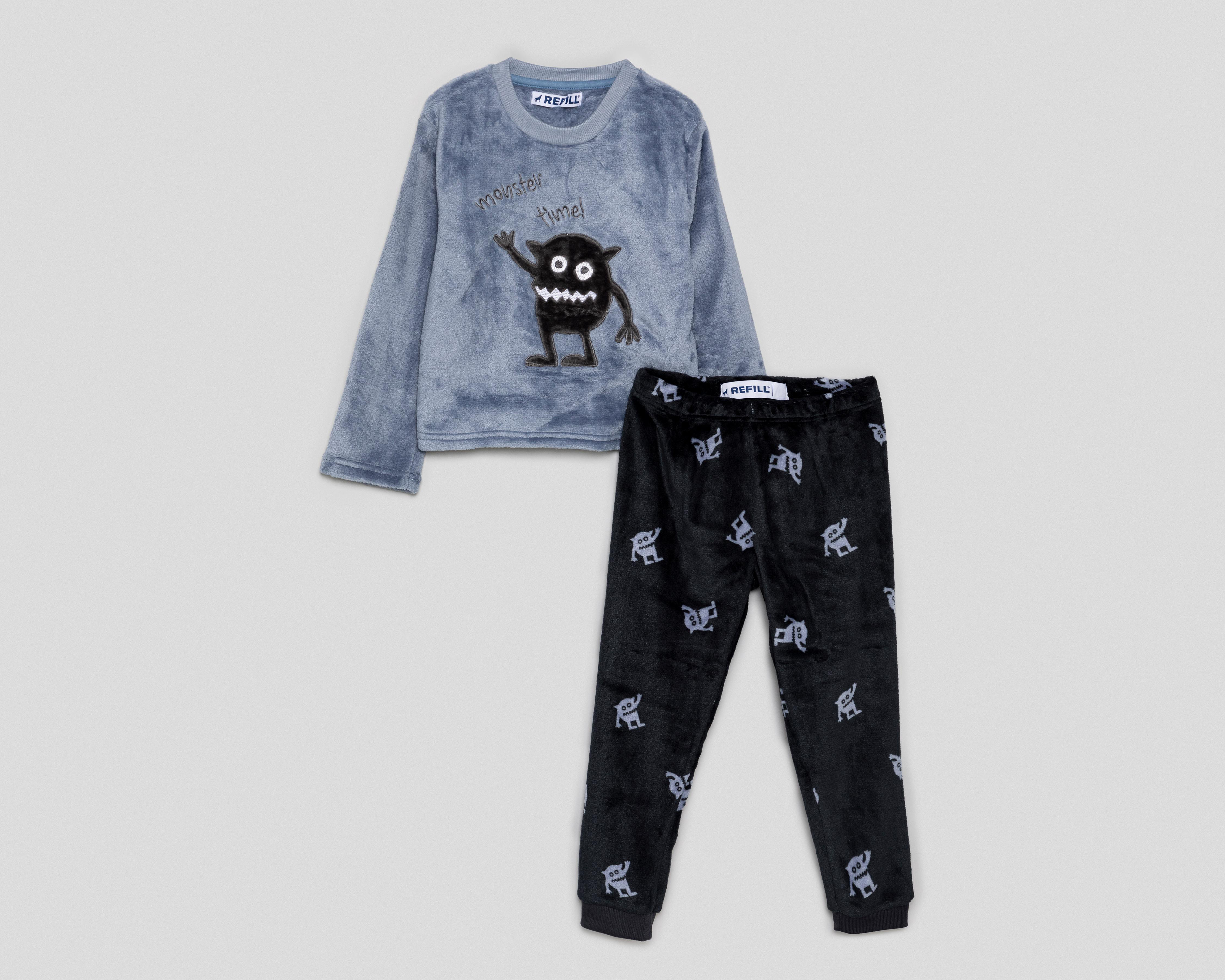 Pijama Refill Estampada para Niño $219