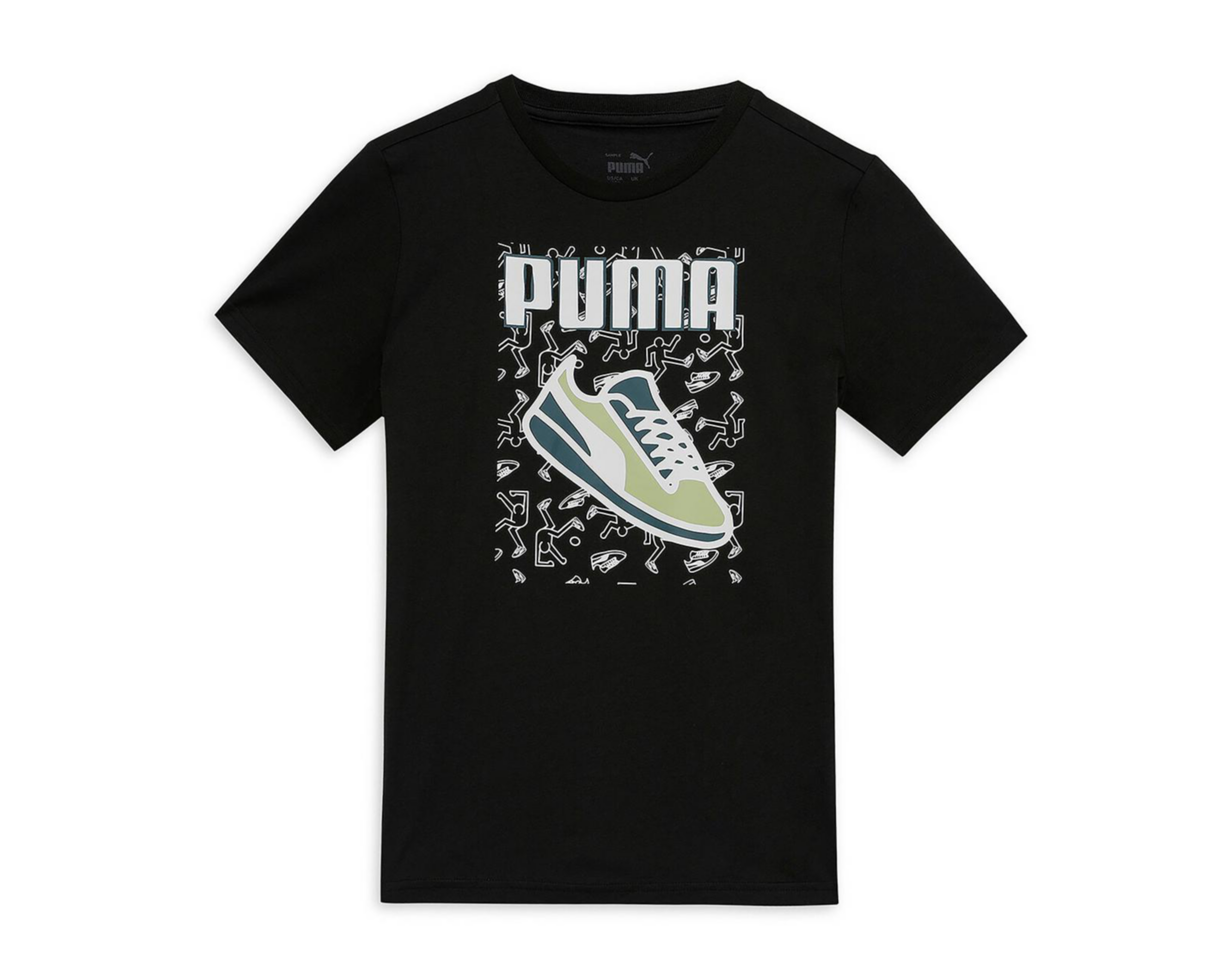 Foto 2 pulgar | Playera Puma Manga Corta Estampada para Niño