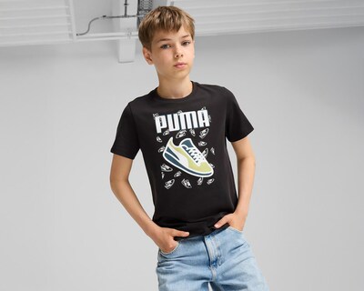Foto 3 | Playera Puma Manga Corta Estampada para Niño