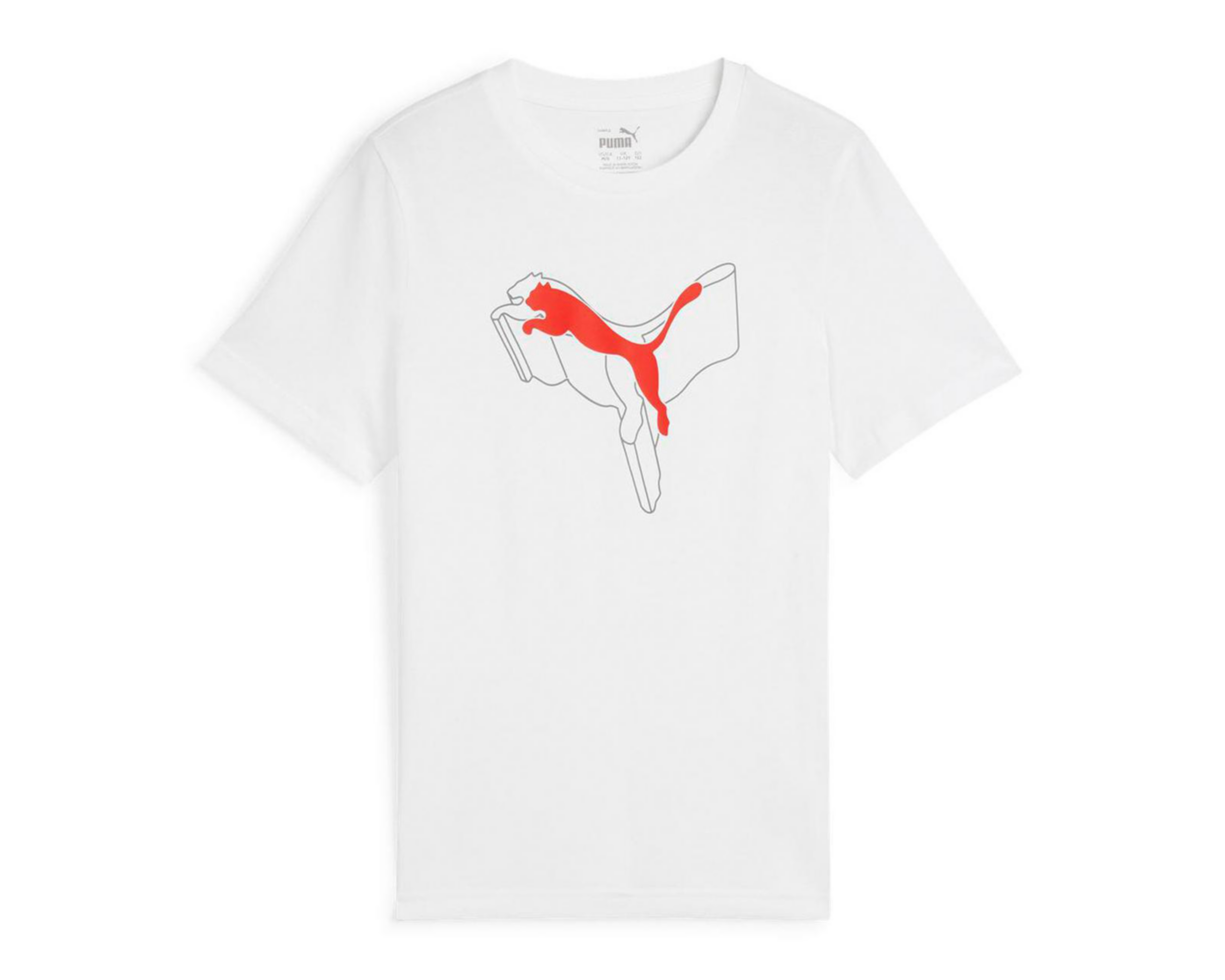 Foto 2 pulgar | Playera Puma ESS+ Logo Lab Cat Juvenil