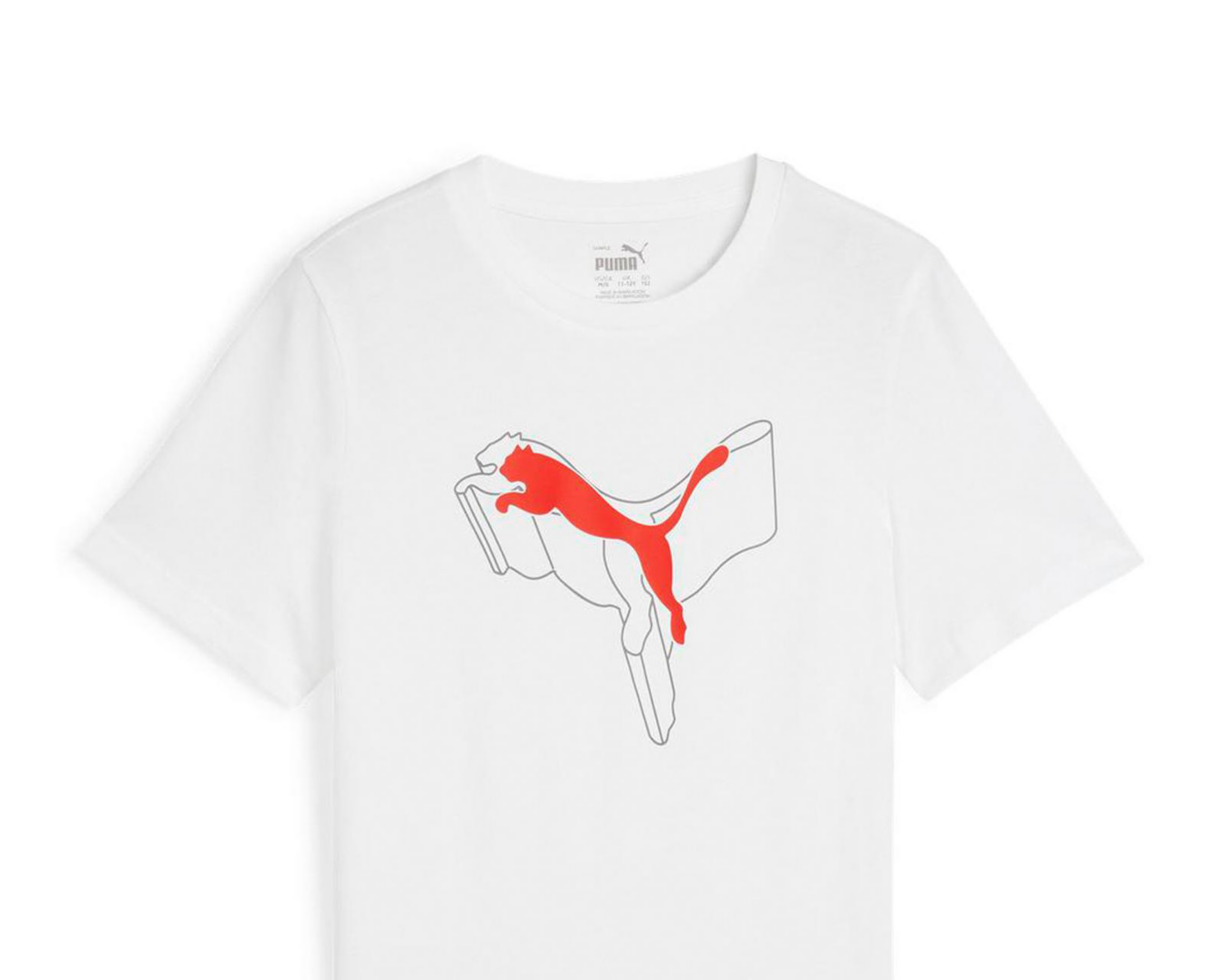 Foto 4 pulgar | Playera Puma ESS+ Logo Lab Cat Juvenil