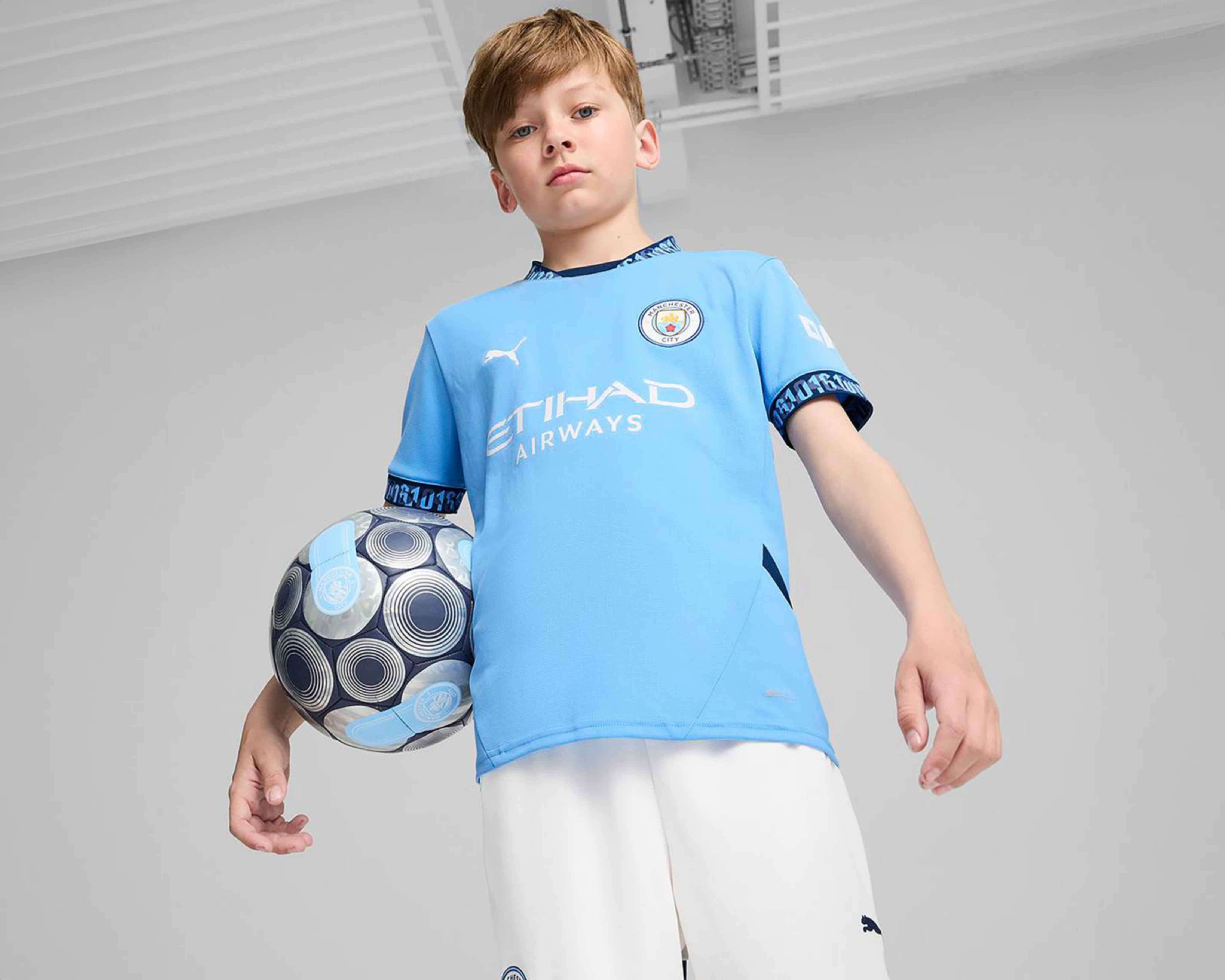 Foto 4 pulgar | Jersey Puma Manchester City Local 24/25 Juvenil