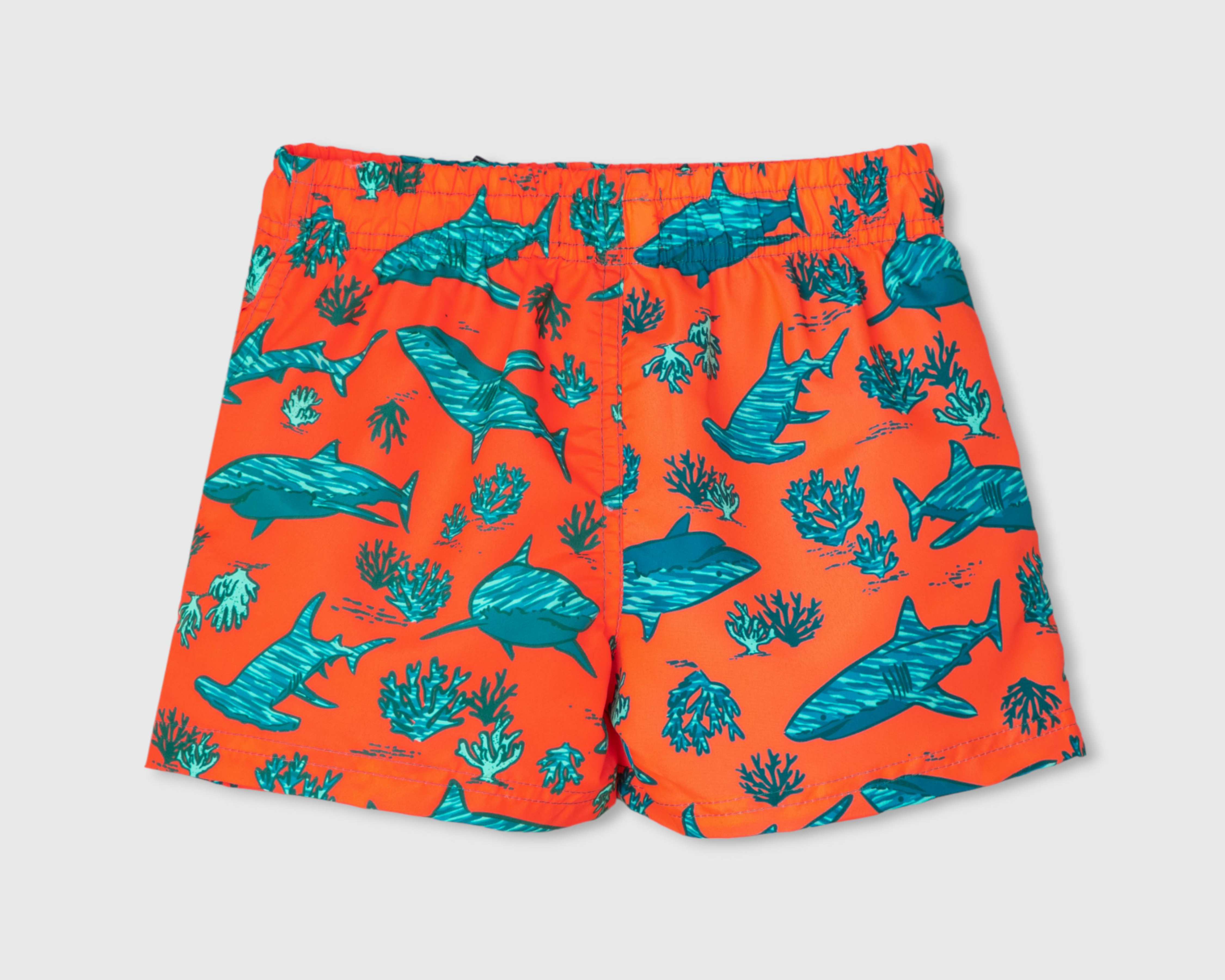 Foto 3 pulgar | Traje de Baño Rio Beach Print de Tiburones para Niño