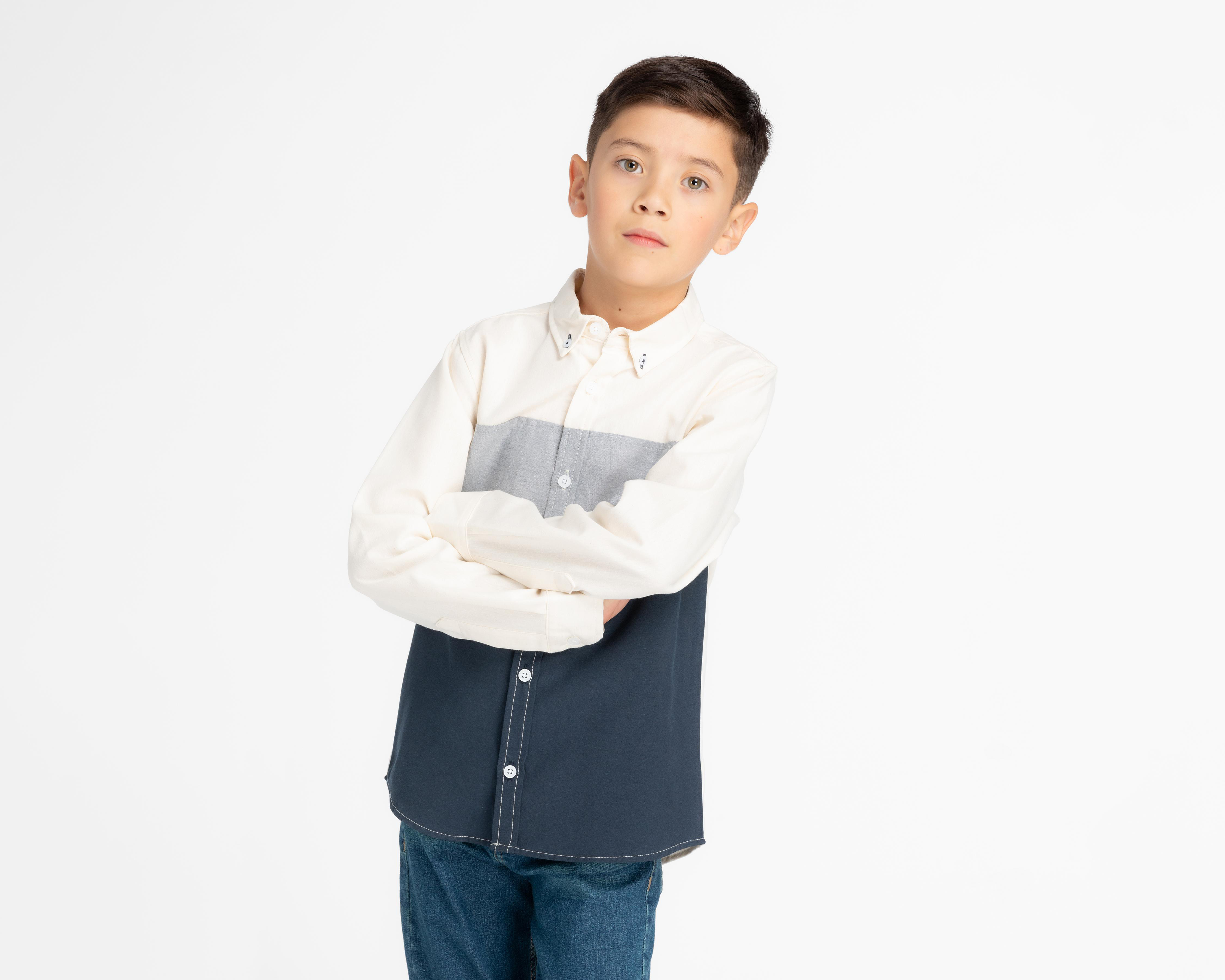 Camisa Refill Manga Larga para Niño