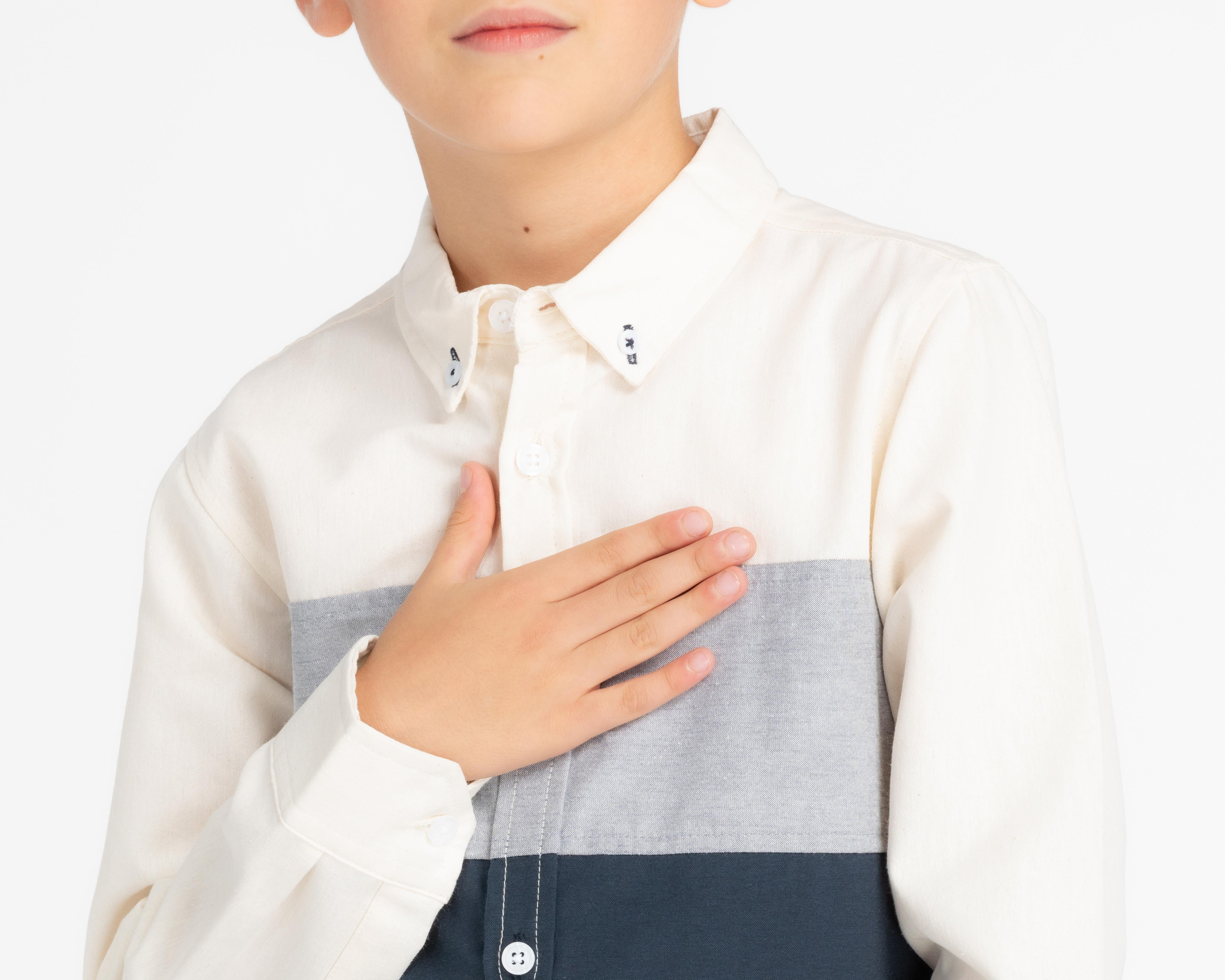 Foto 5 pulgar | Camisa Refill Manga Larga para Niño