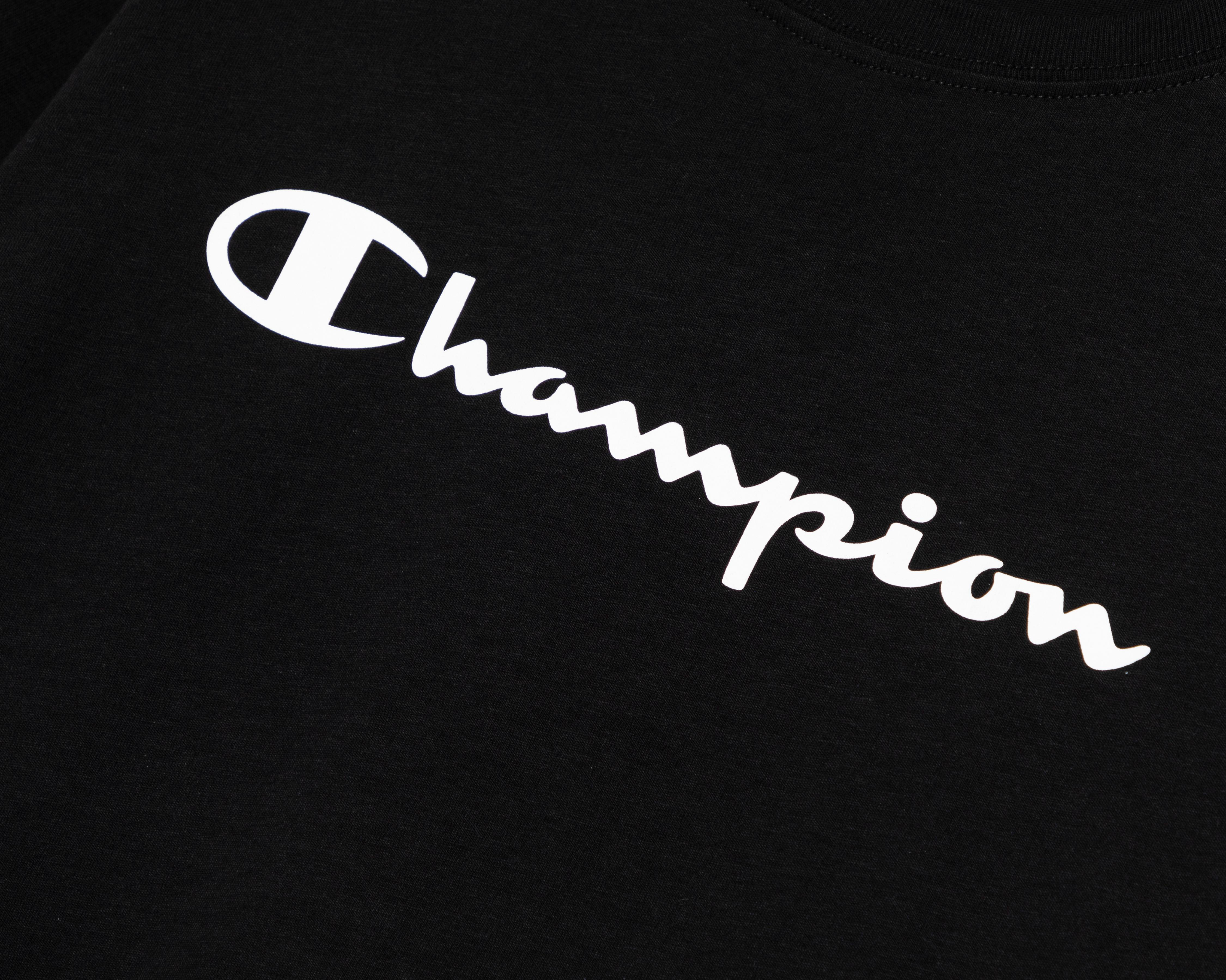 Foto 4 pulgar | Playera Champion Manga Corta Estampado para Niño