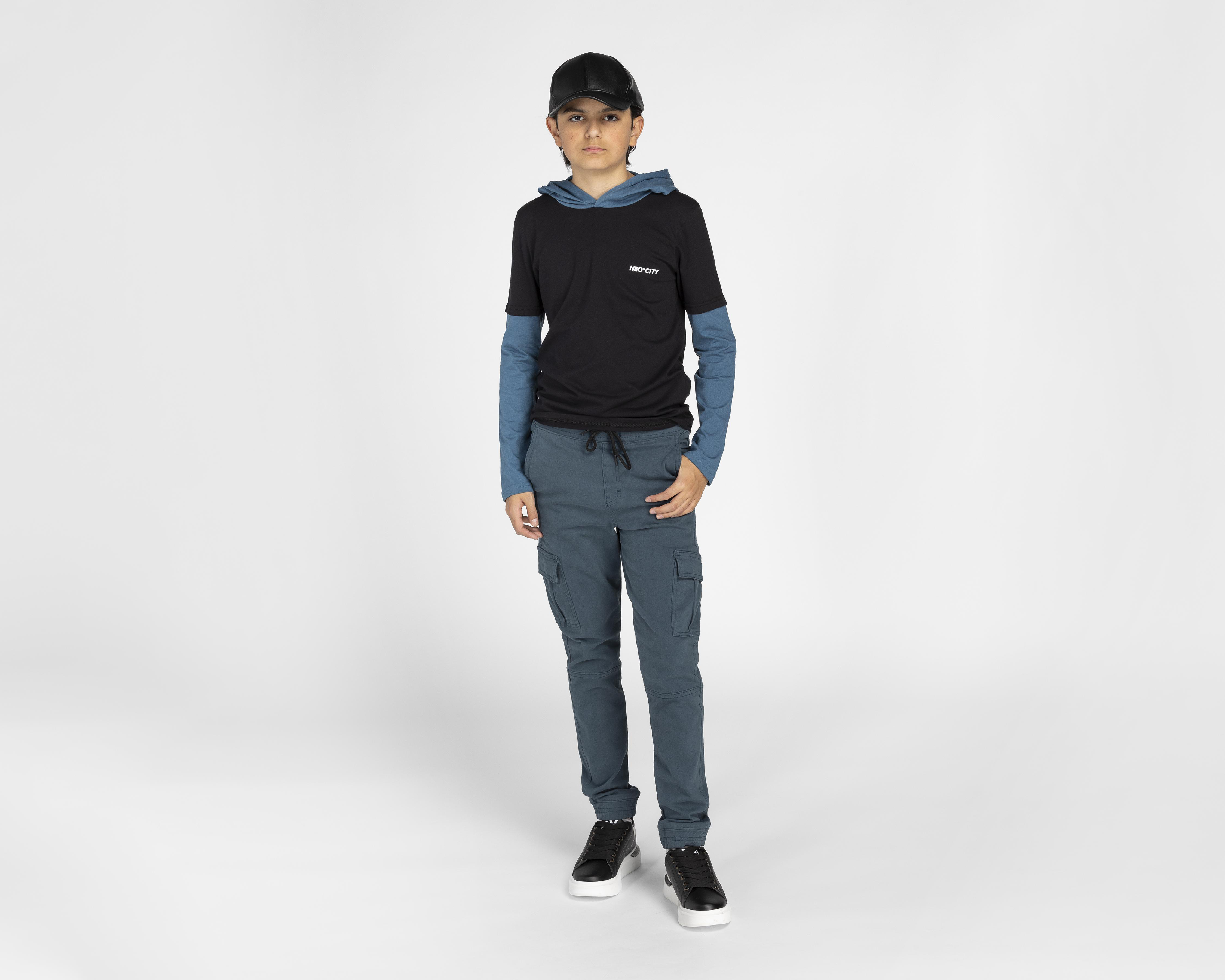 Foto 4 pulgar | Playera Neo*City Manga Larga para Niño