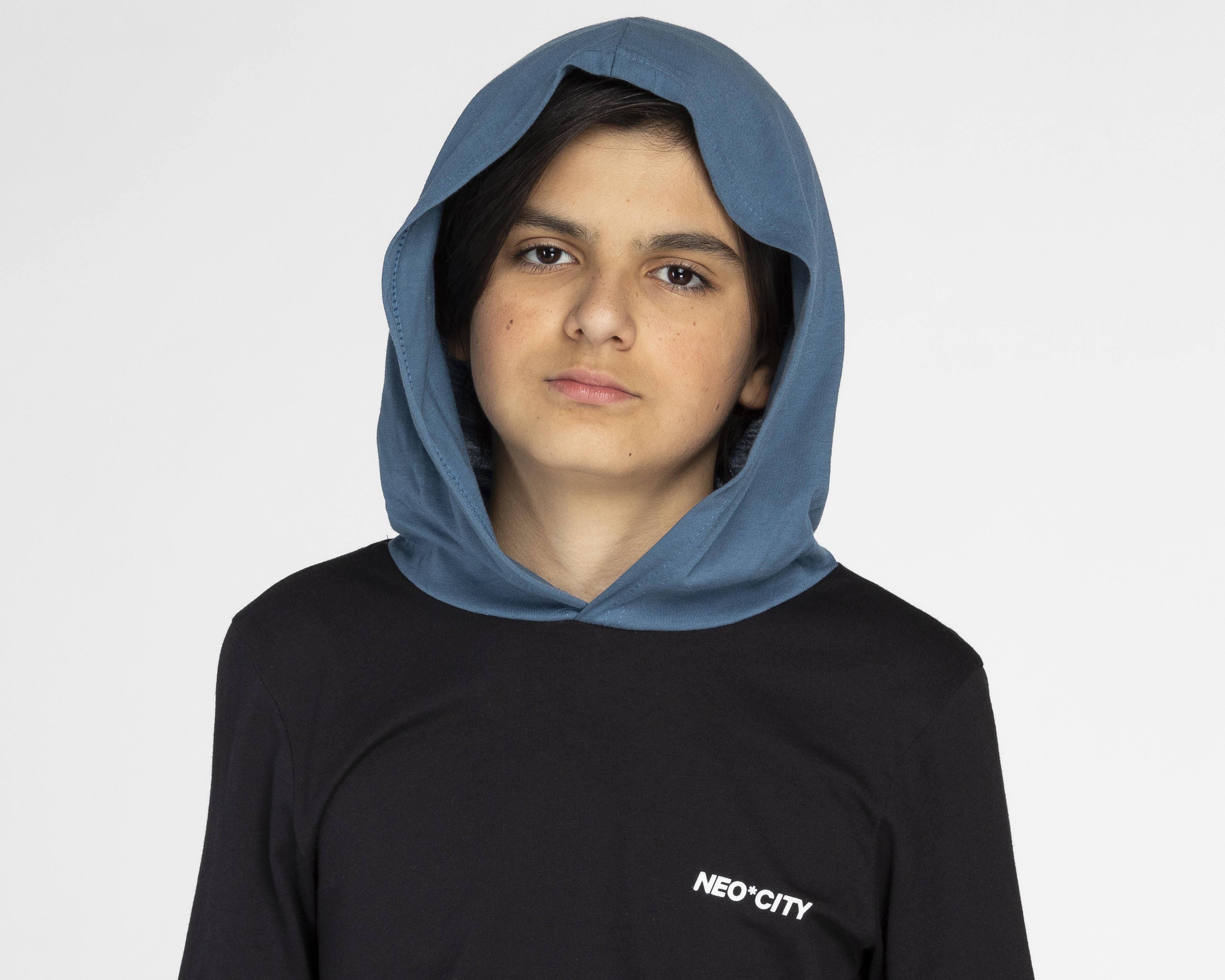 Foto 5 pulgar | Playera Neo*City Manga Larga para Niño