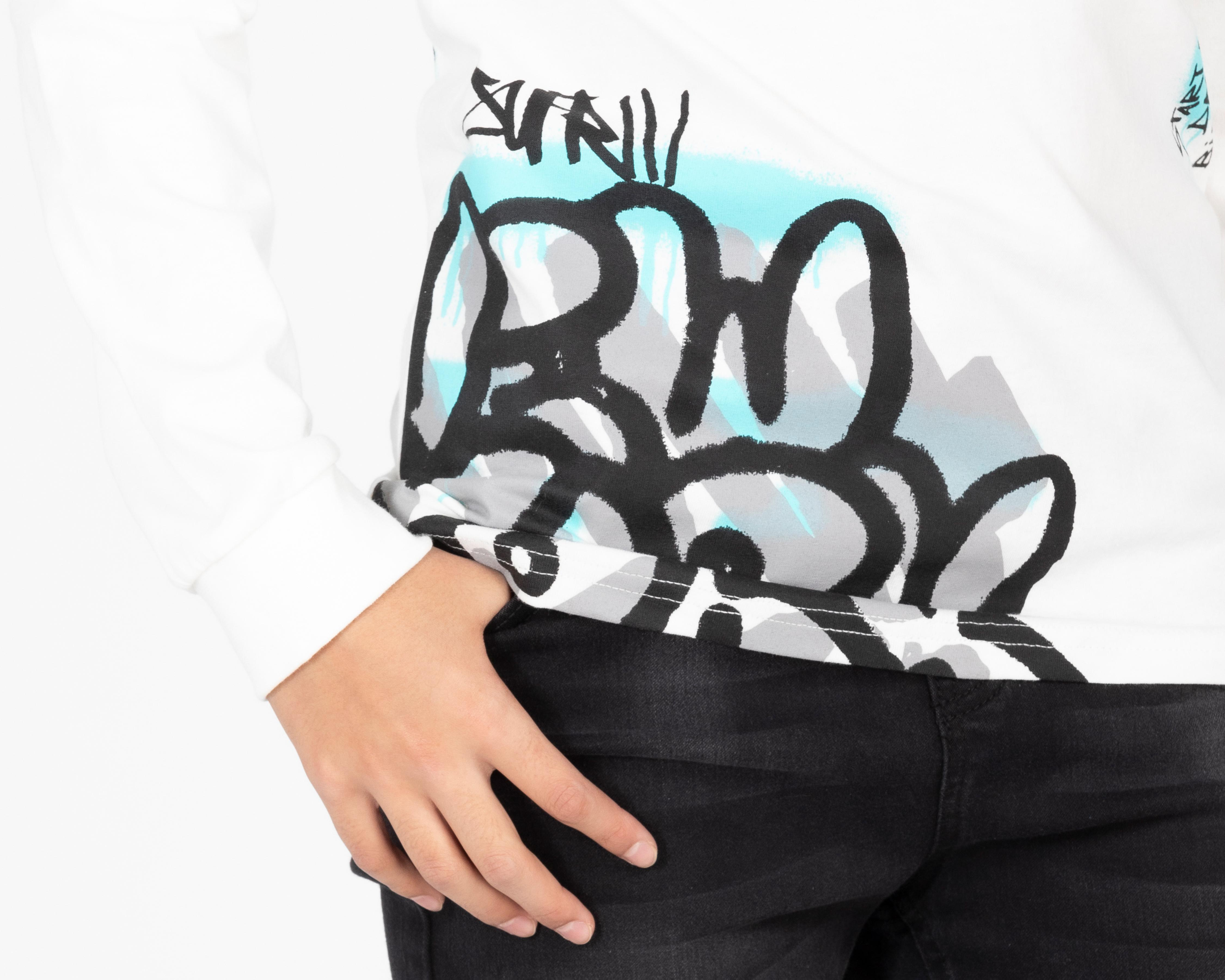 Foto 6 pulgar | Playera Neo*City Manga Larga Juvenil