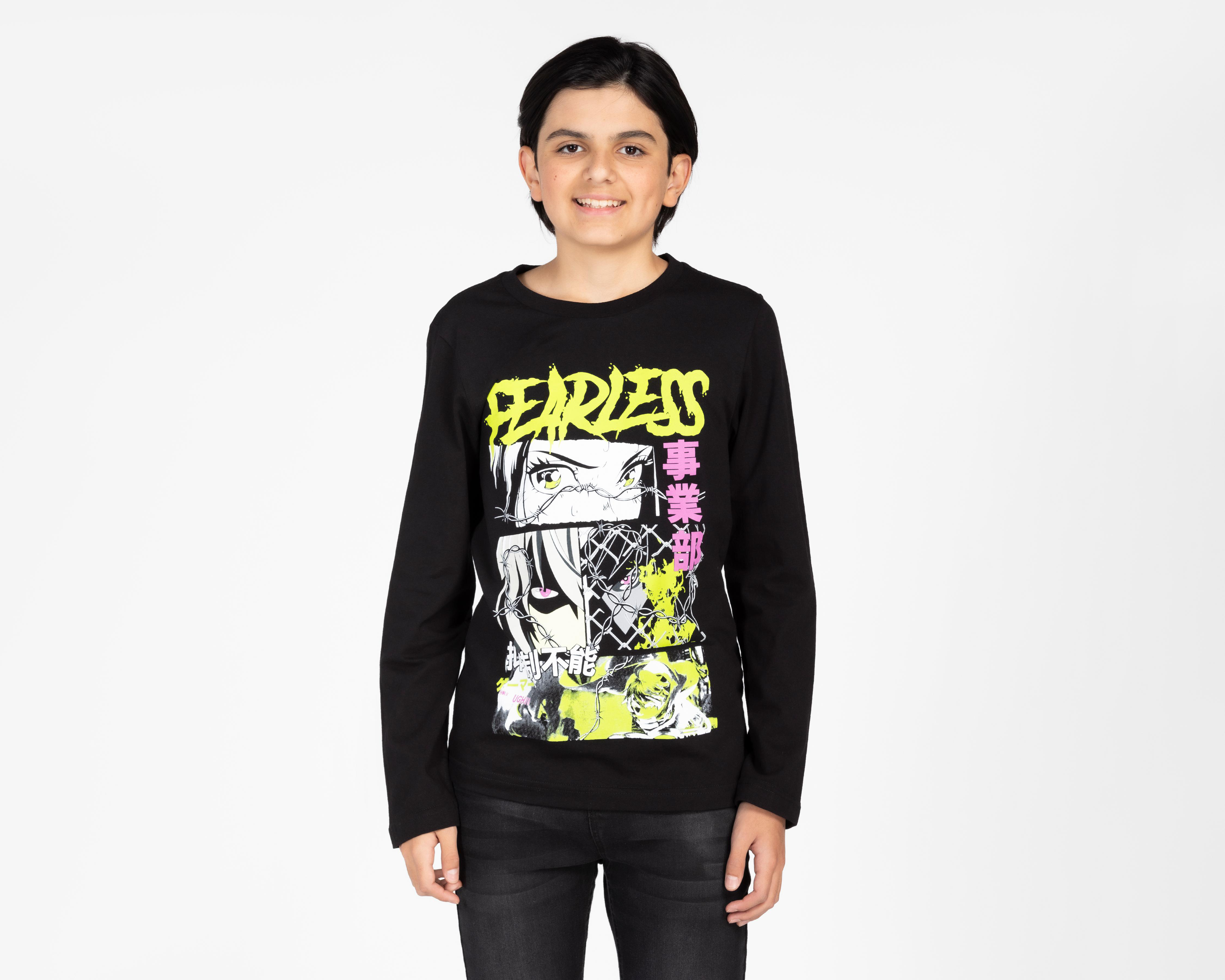 Foto 1 | Playera Neo*City Manga Larga Juvenil