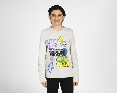 Foto 1 | Playera Neo*City Manga Larga Estampada para Niño