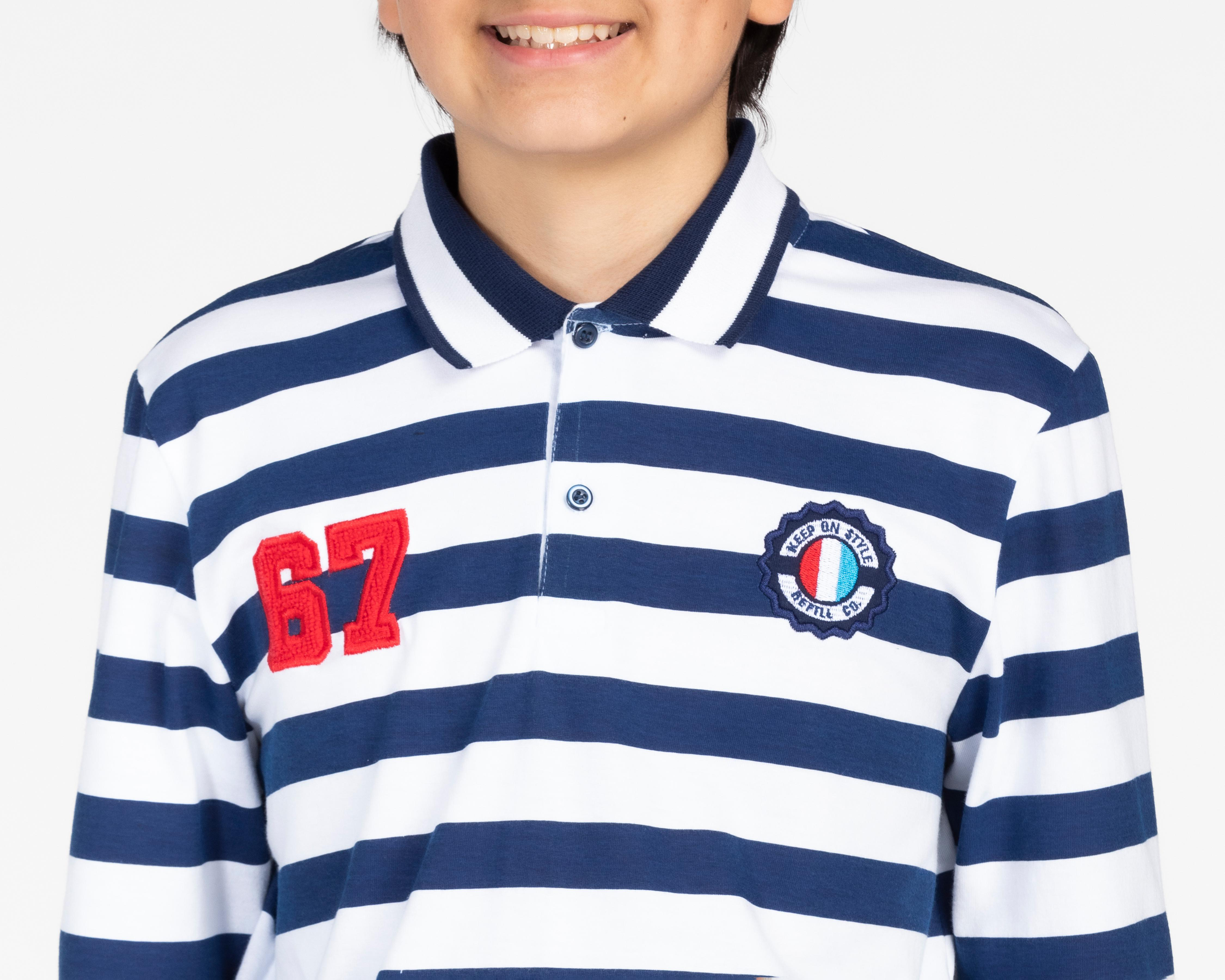 Foto 5 pulgar | Playera Refill Manga Larga para Niño