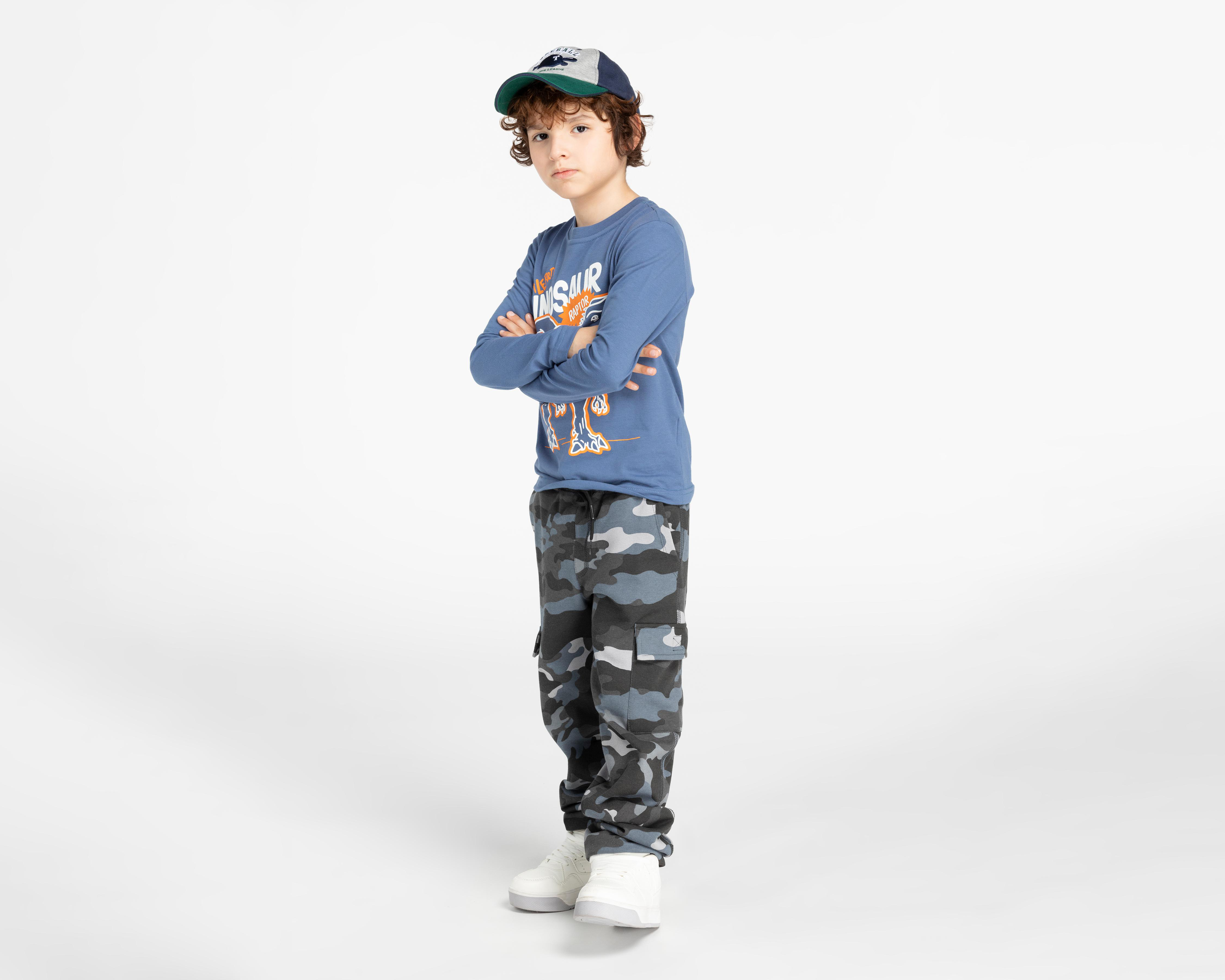 Foto 4 pulgar | Playera Neo*City Manga Larga para Niño