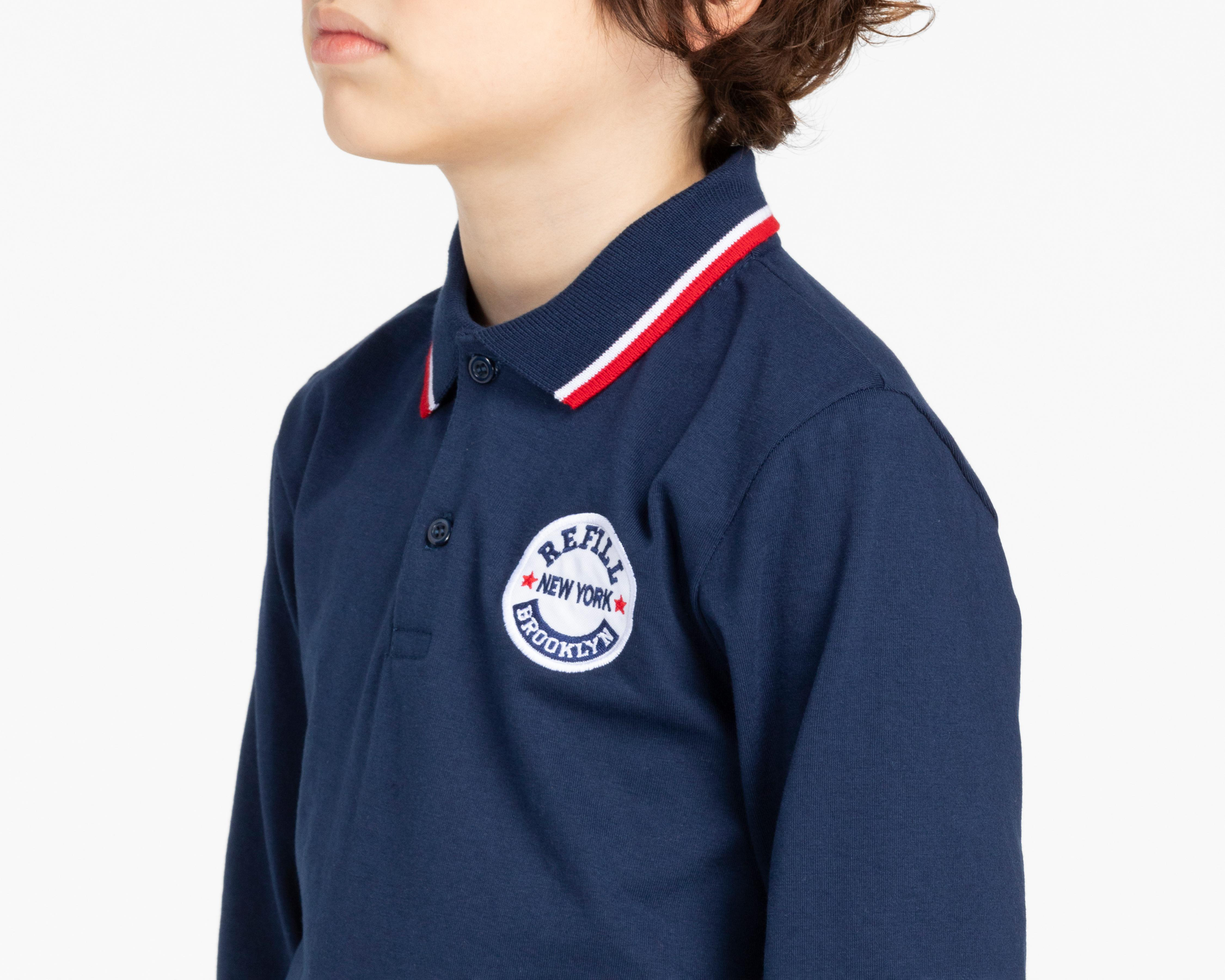 Foto 4 | Playera Refill Manga Larga para Niño