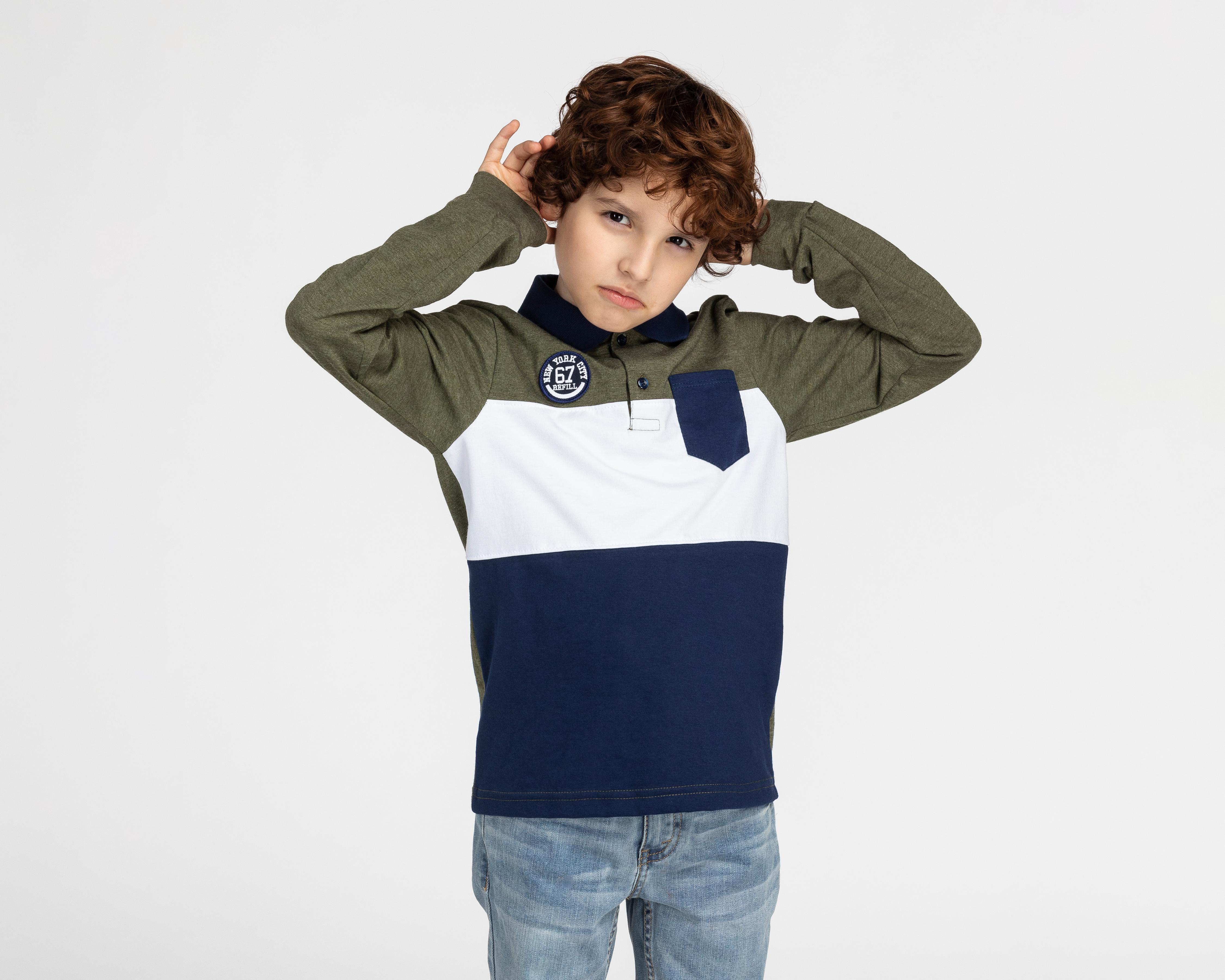 Foto 1 | Playera Refill Manga Larga para Niño