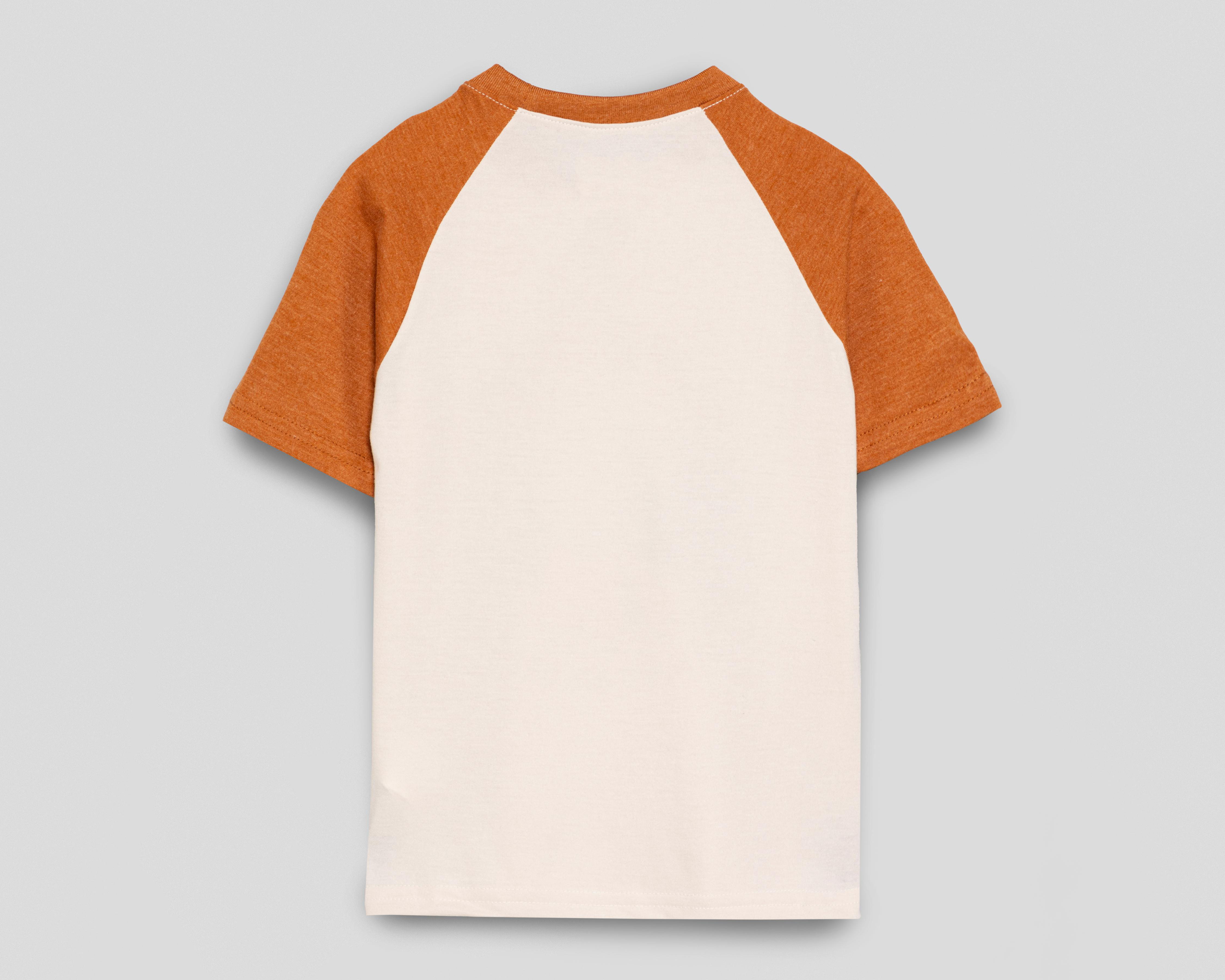 Foto 3 pulgar | Playera Refill Manga Corta Estampada para Niño