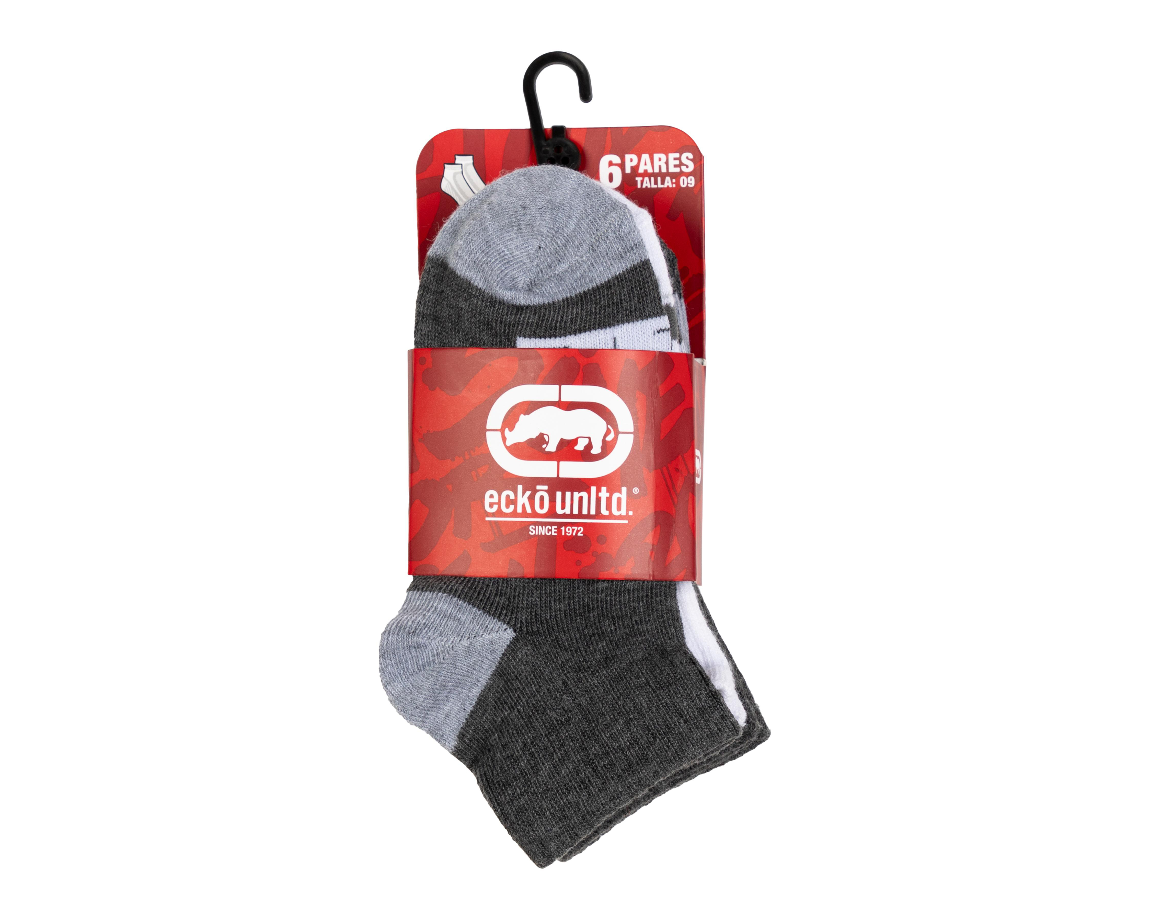 Foto 4 pulgar | Calcetas Cortas Eckó Unltd. para Niño 6 Pares