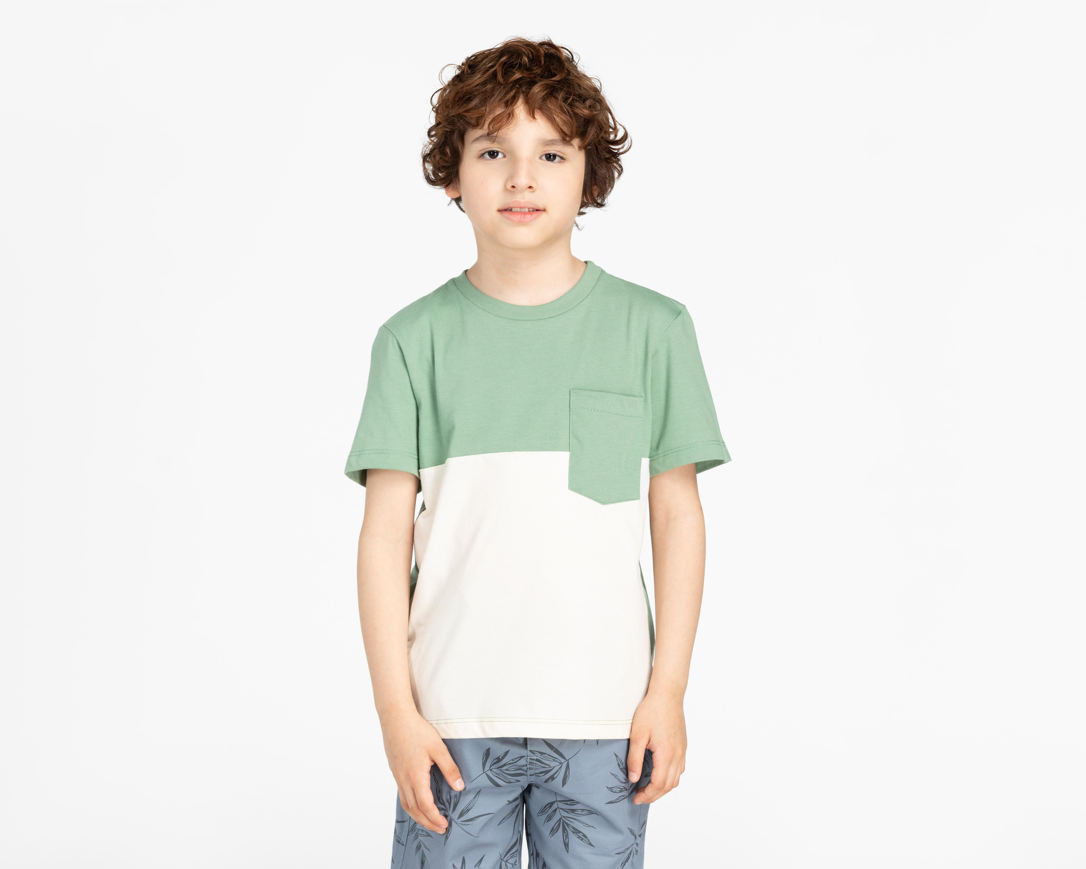 Playera Refill Manga Corta para Niño