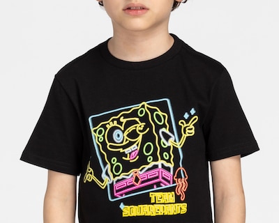 Foto 4 | Playera Bob Esponja Manga Corta Estampada para Niño