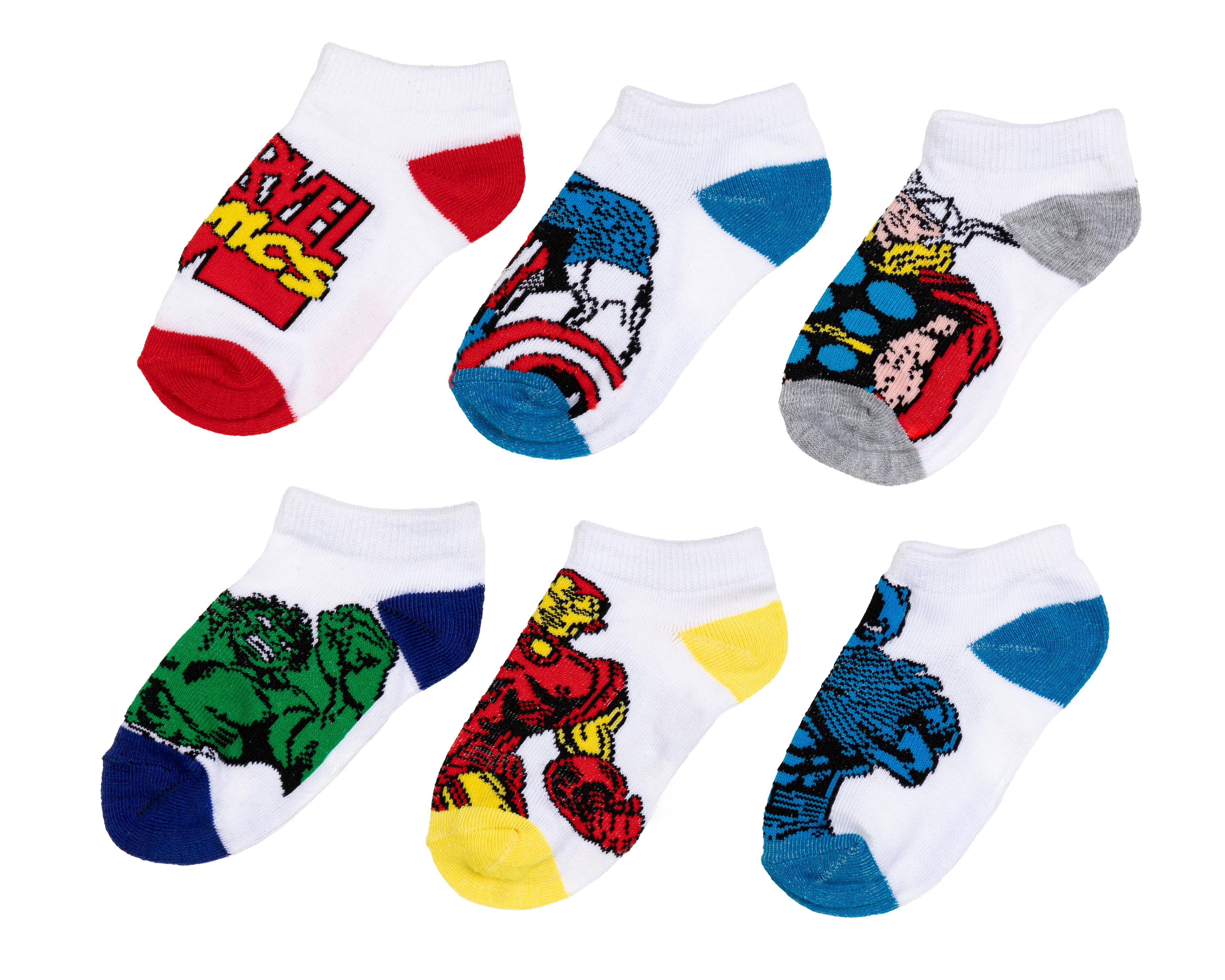 Foto 2 pulgar | Calcetas Marvel para Niño 6 Pares