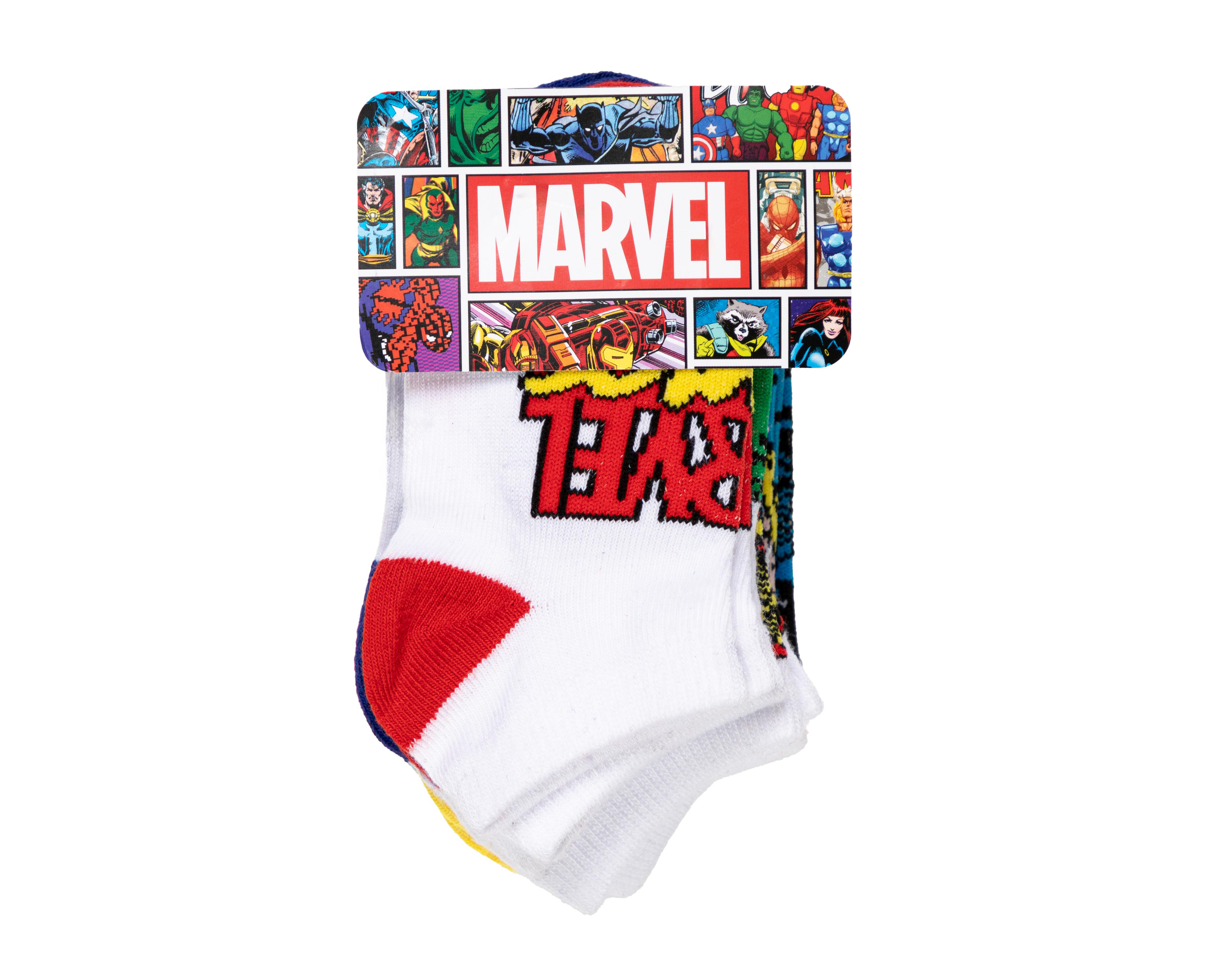 Foto 4 pulgar | Calcetas Marvel para Niño 6 Pares