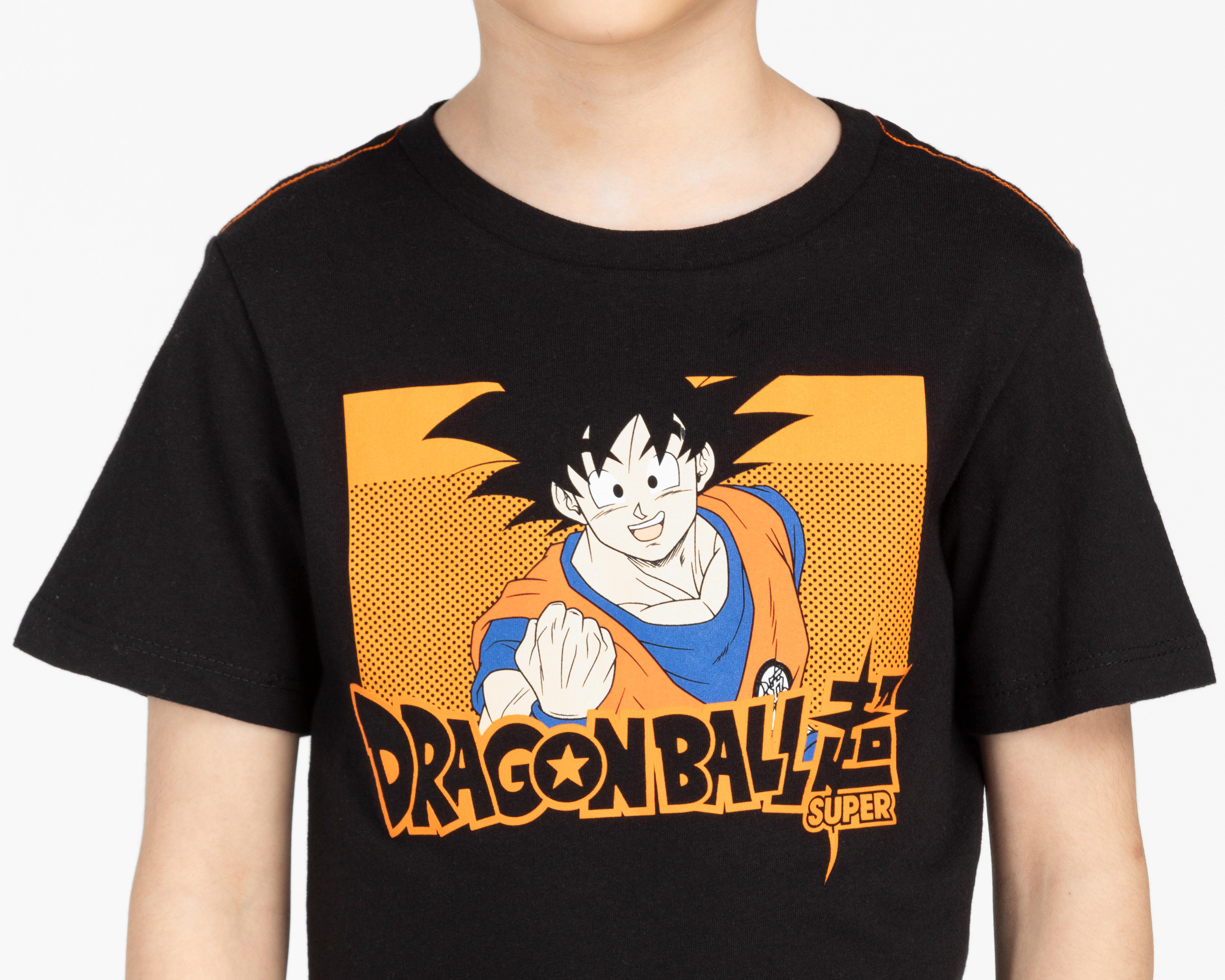 Foto 6 pulgar | Playera Dragon Ball Z para Niño 2 Piezas