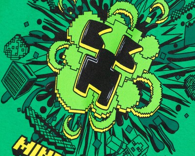 Foto 3 | Playera Minecraft sin Mangas Estampada para Niño