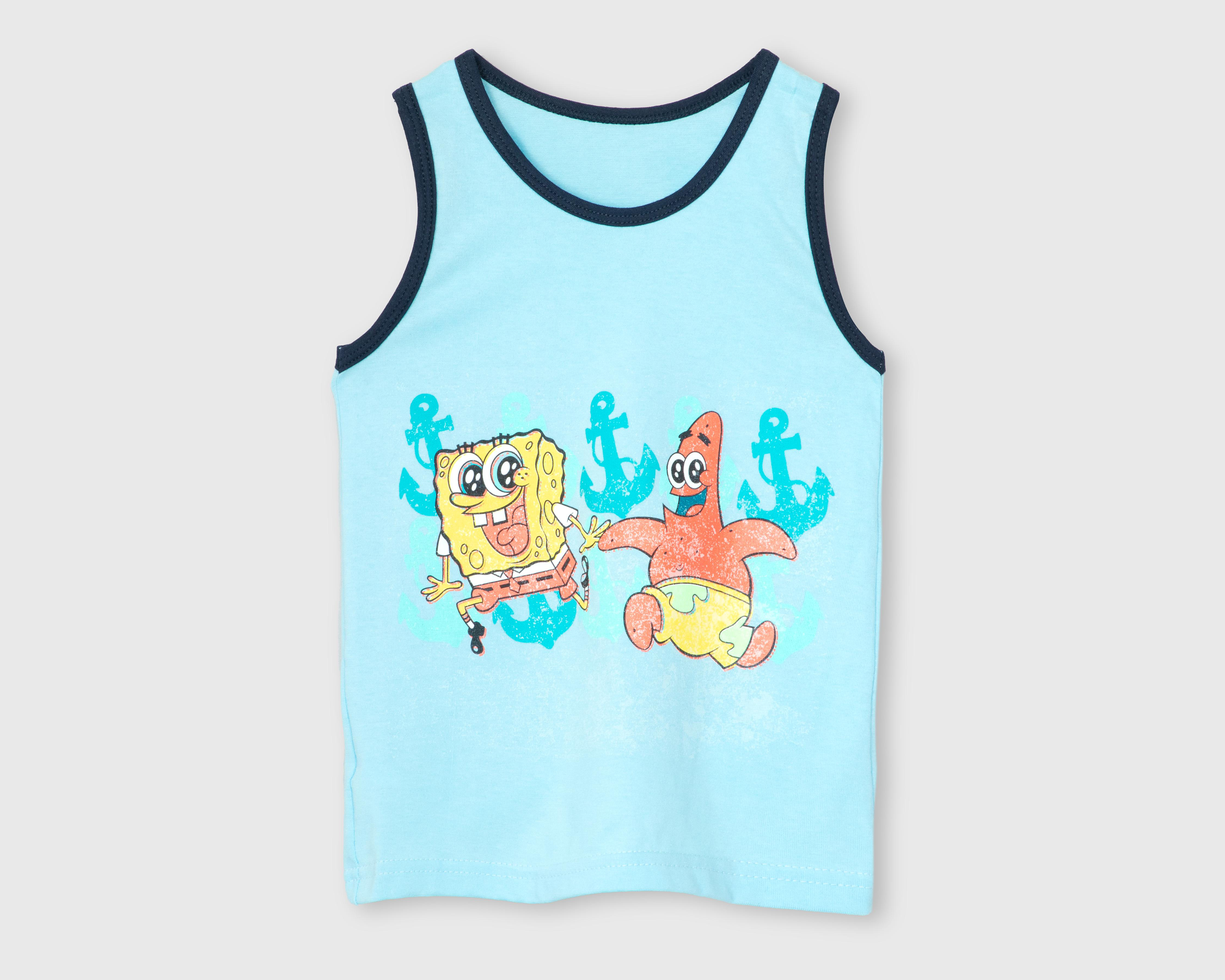 Foto 2 pulgar | Camiseta Bob Esponja para Niño
