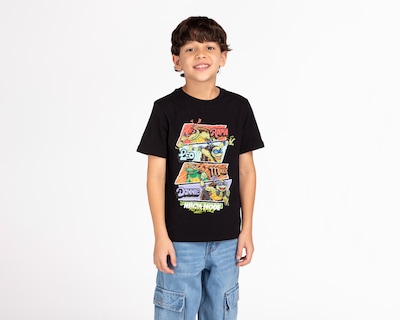 Foto 1 | Playera Tortugas Ninja Manga Corta Estampada para Niño
