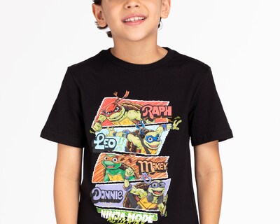 Foto 3 | Playera Tortugas Ninja Manga Corta Estampada para Niño