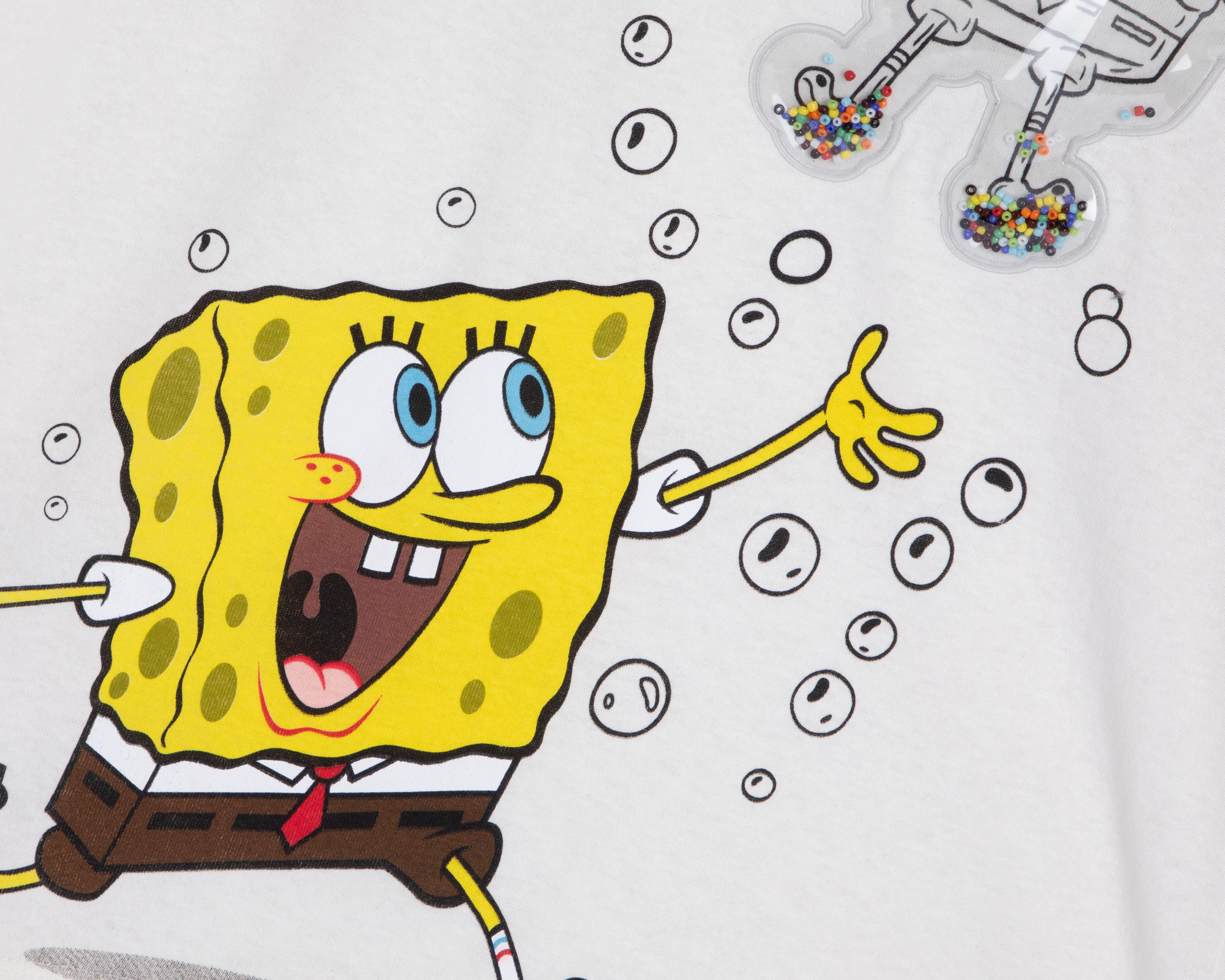 Foto 4 pulgar | Playera Bob Esponja Manga Corta para Niño