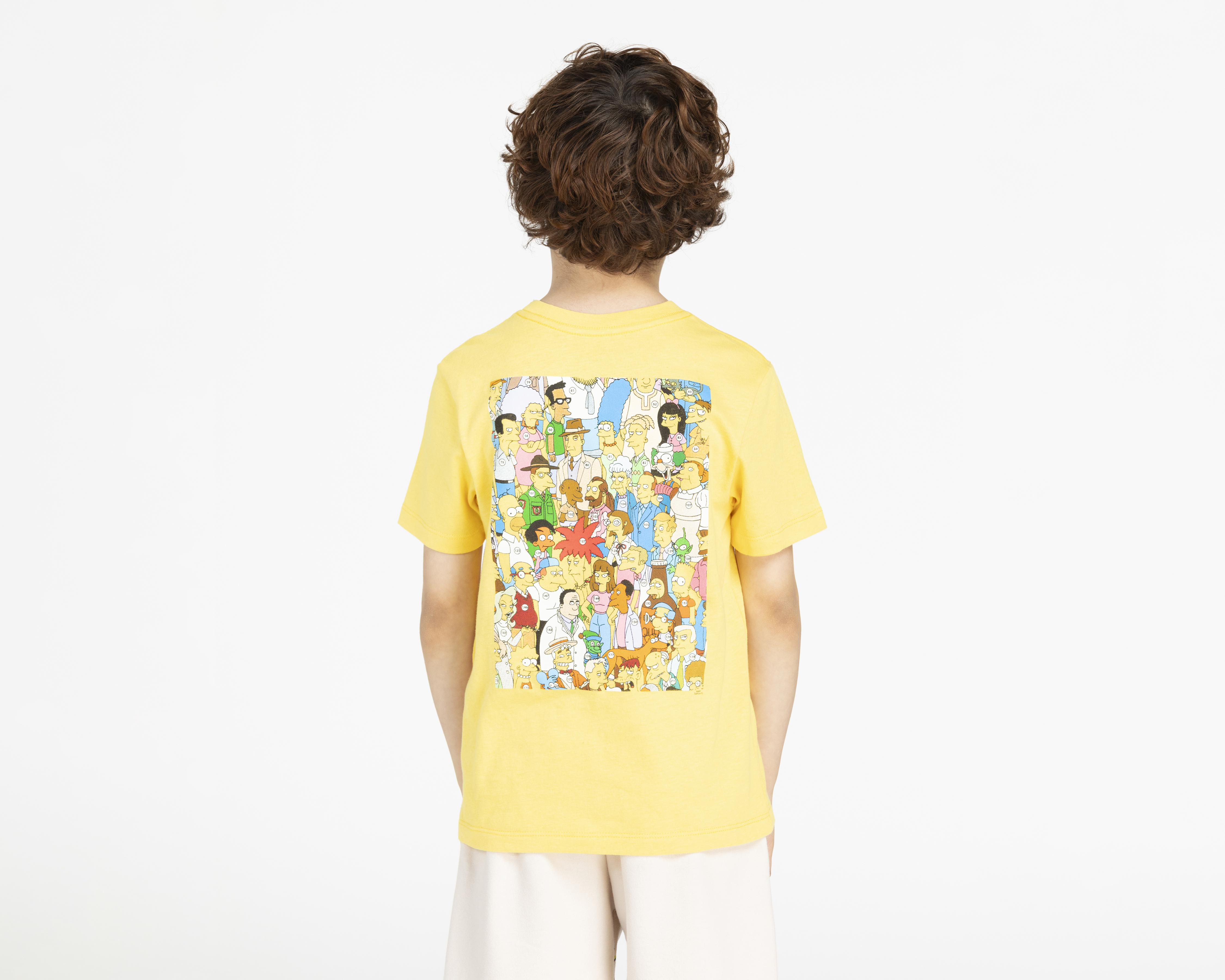 Foto 4 pulgar | Playera The Simpsons Manga Corta Estampada para Niño