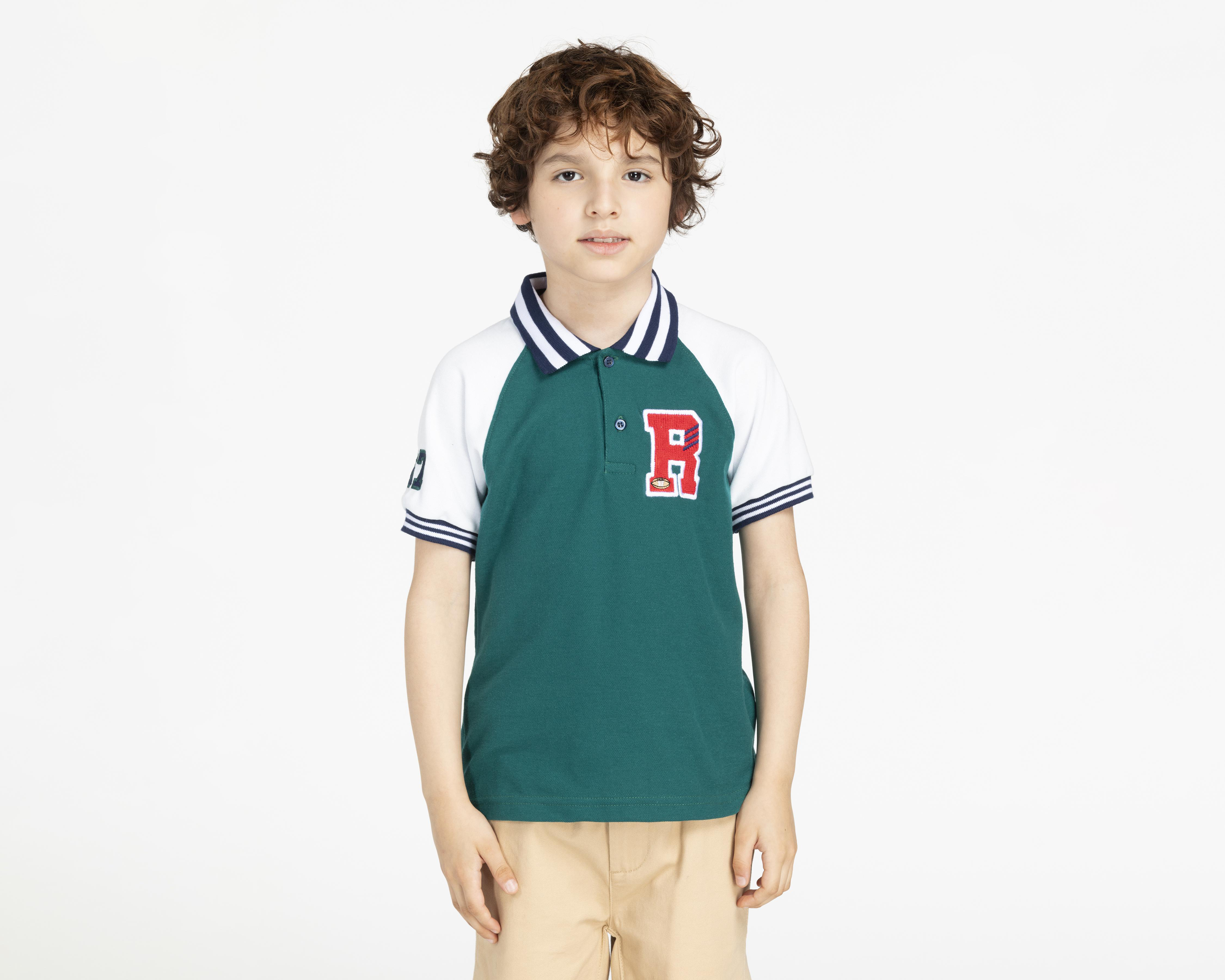 Foto 2 pulgar | Playera Polo Refill para Niño