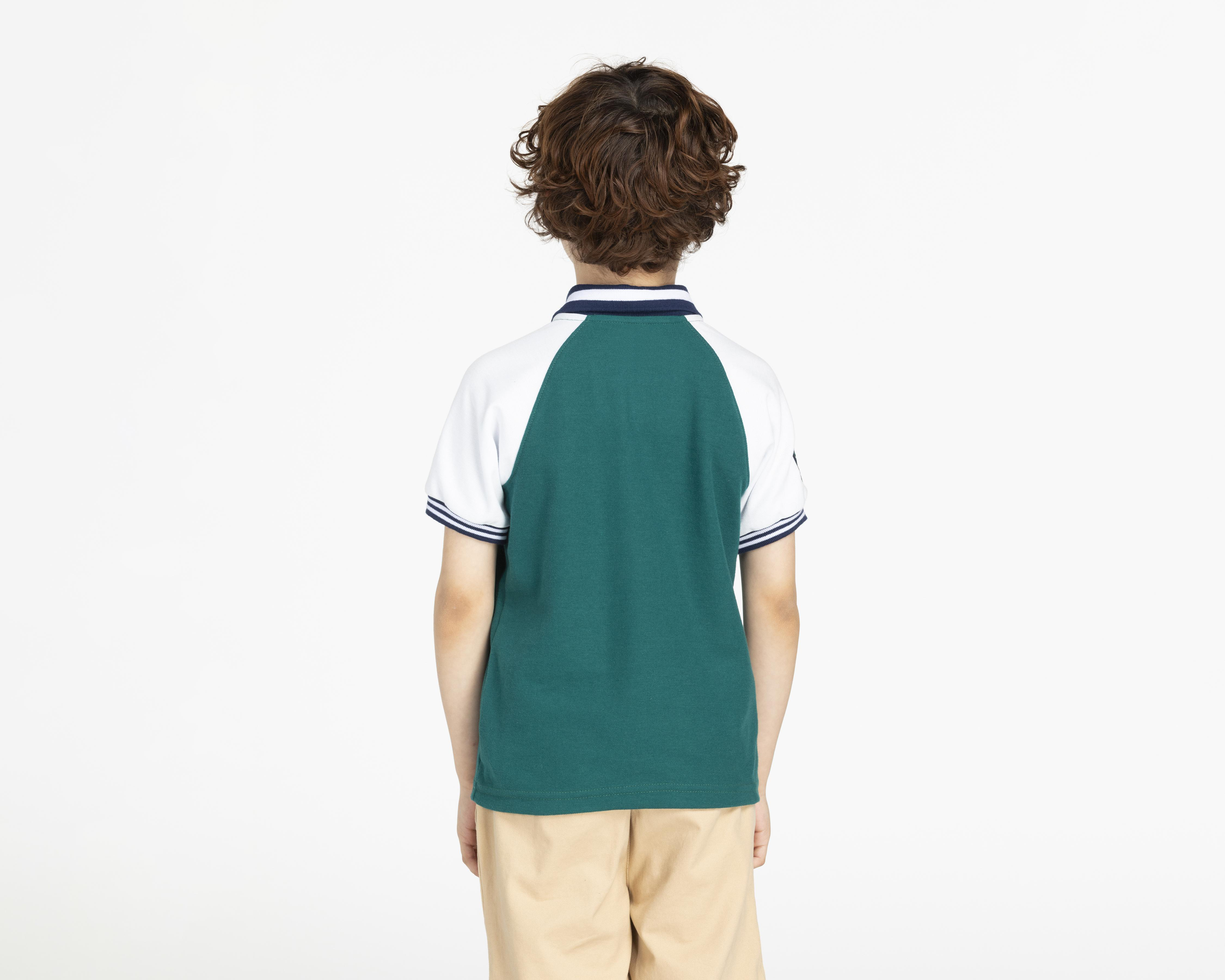 Foto 3 pulgar | Playera Polo Refill para Niño